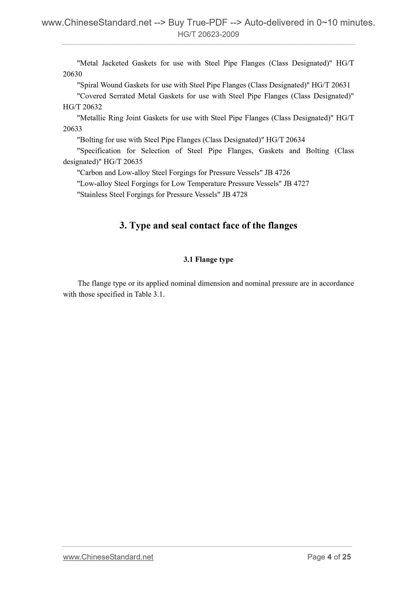 HG/T 20623-2009 Page 4