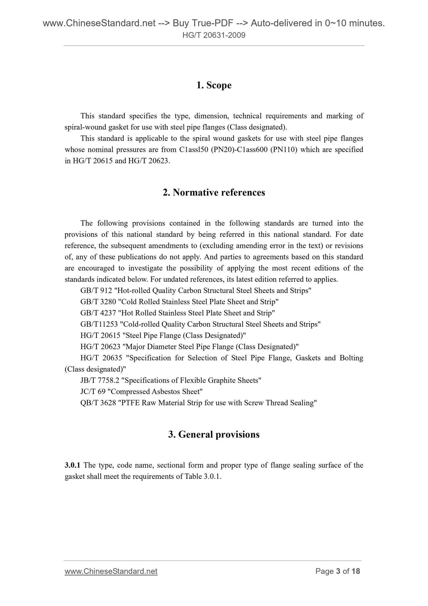 HG/T 20631-2009 Page 3
