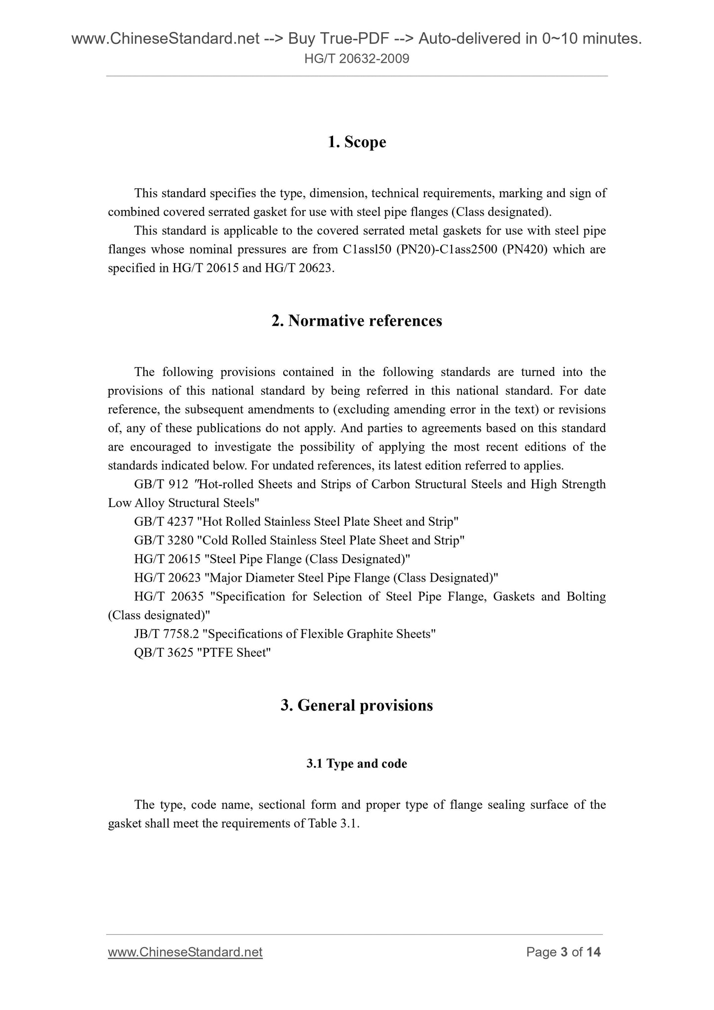 HG/T 20632-2009 Page 3