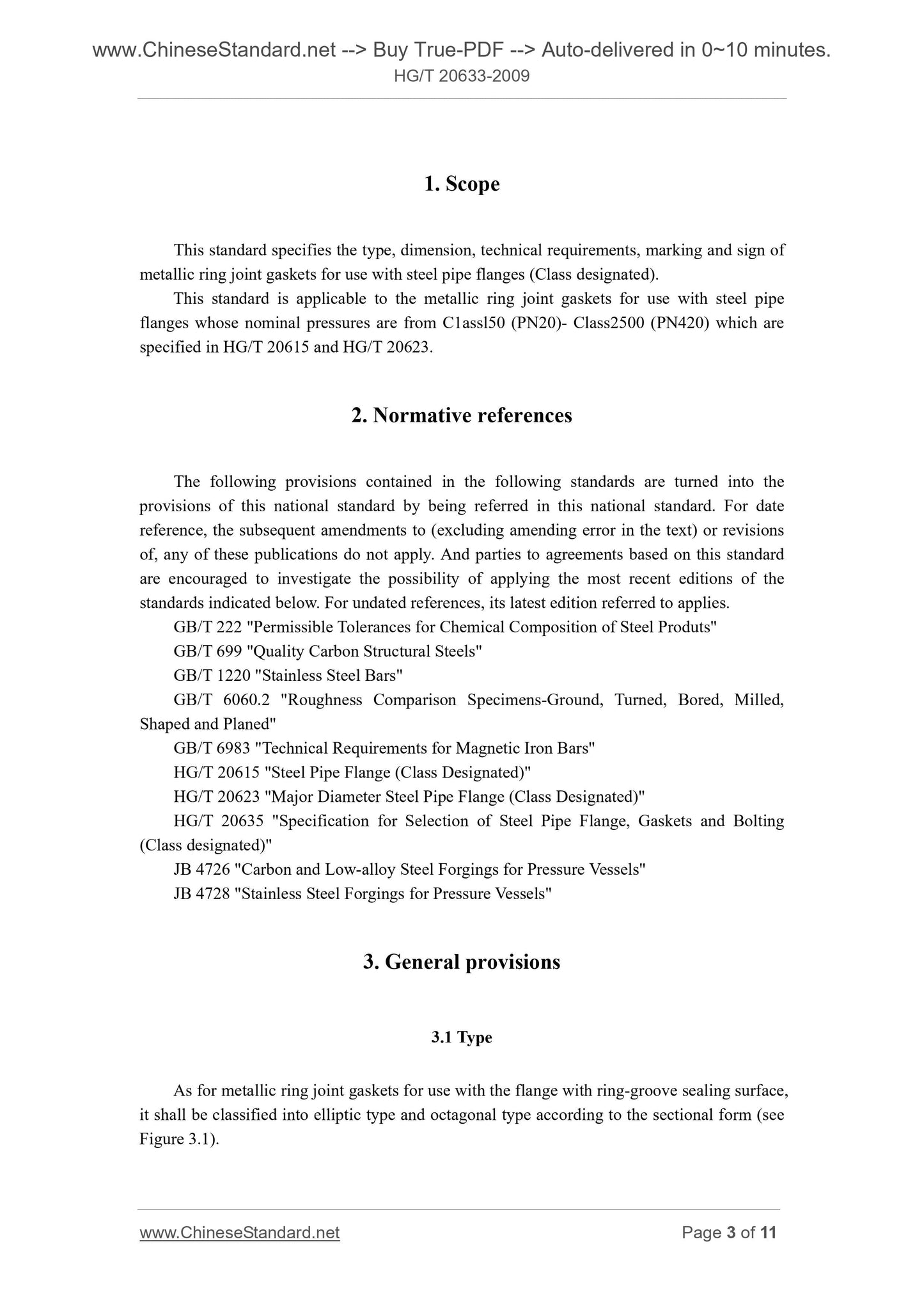 HG/T 20633-2009 Page 3