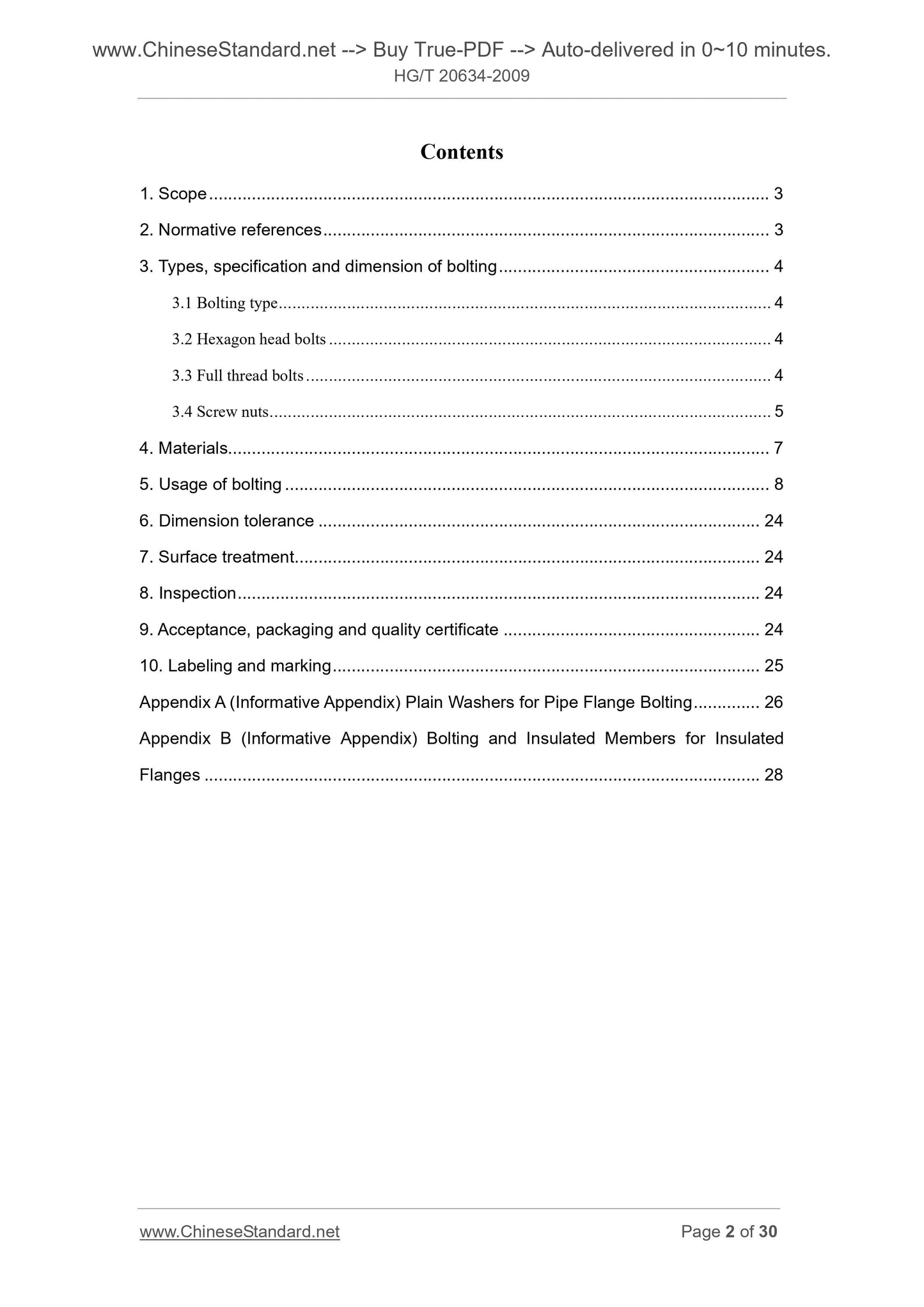 HG/T 20634-2009 Page 2