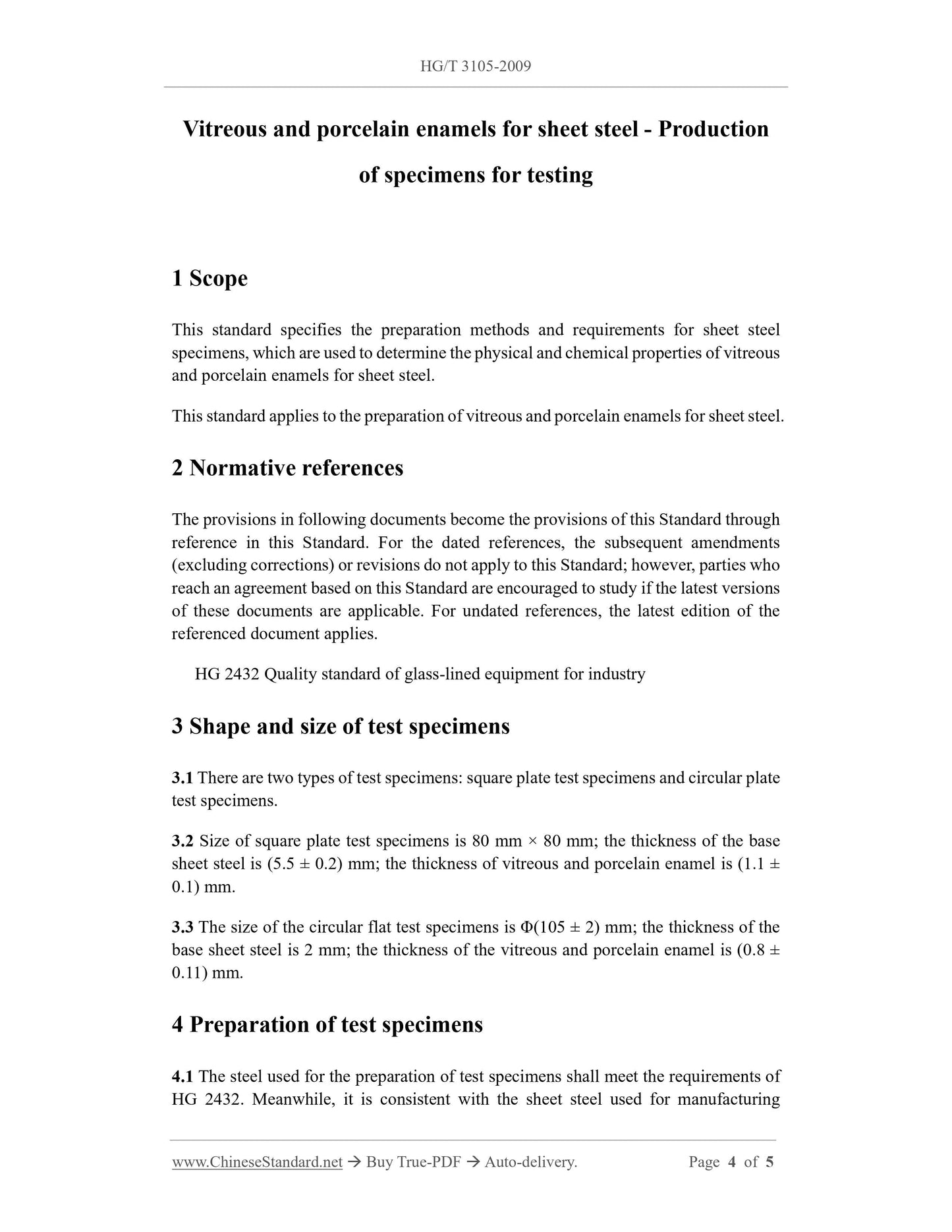 HG/T 3105-2009 Page 4