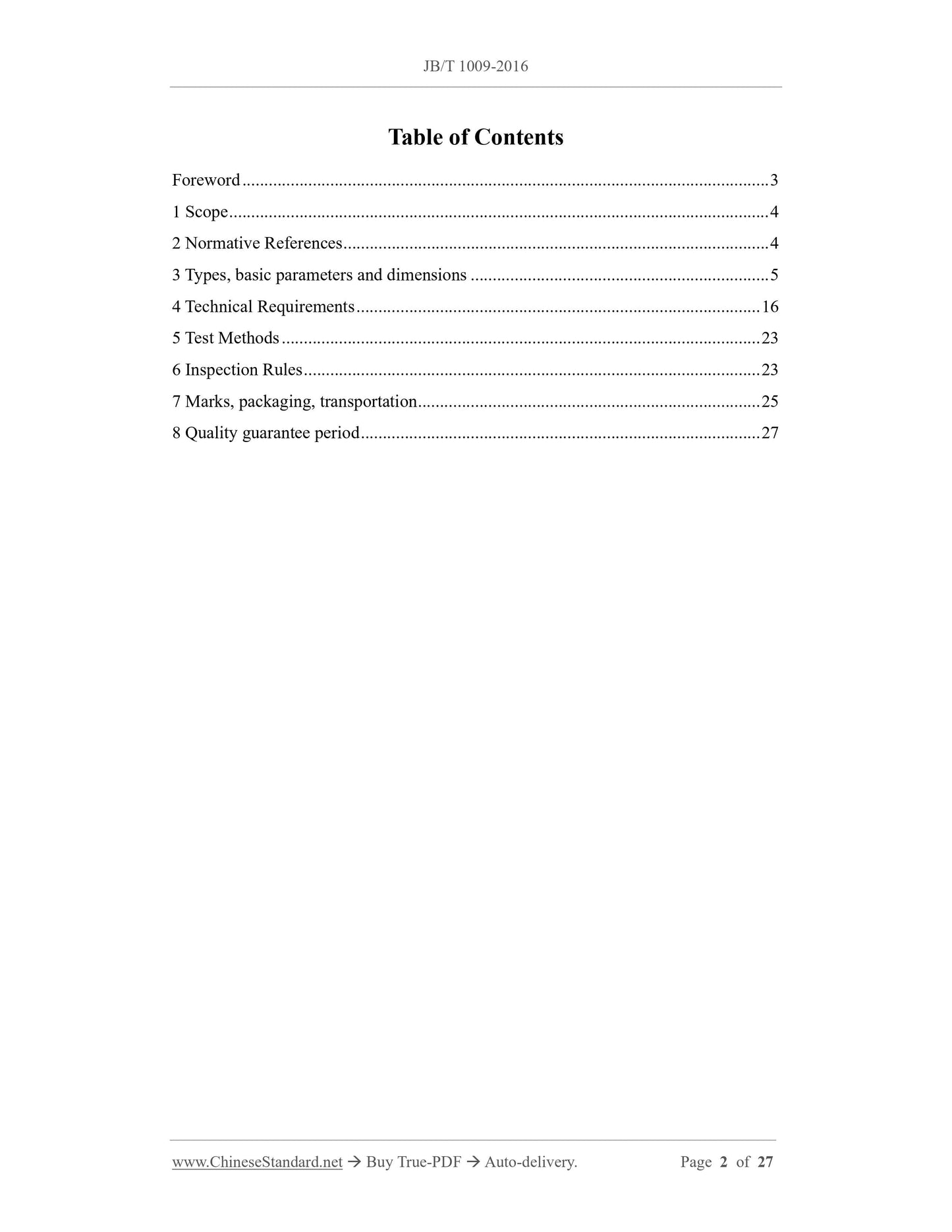 JB/T 1009-2016 Page 2