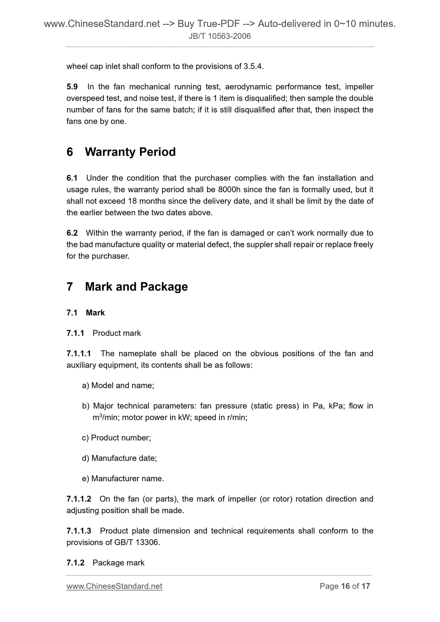 JB/T 10563-2006 Page 10