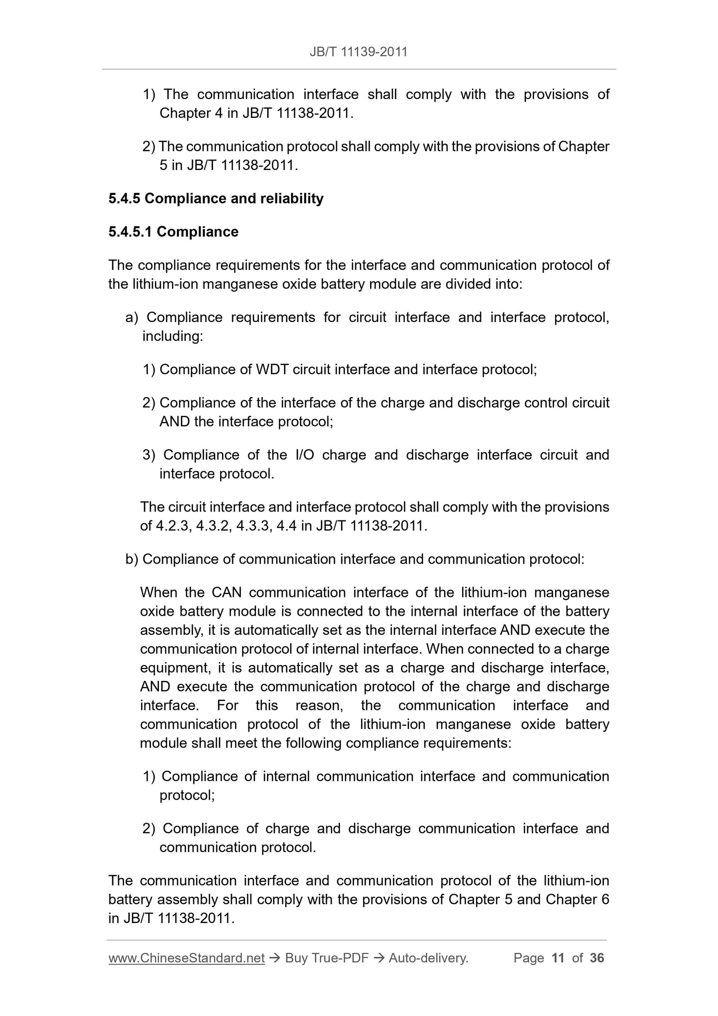 JB/T 11139-2011 Page 6