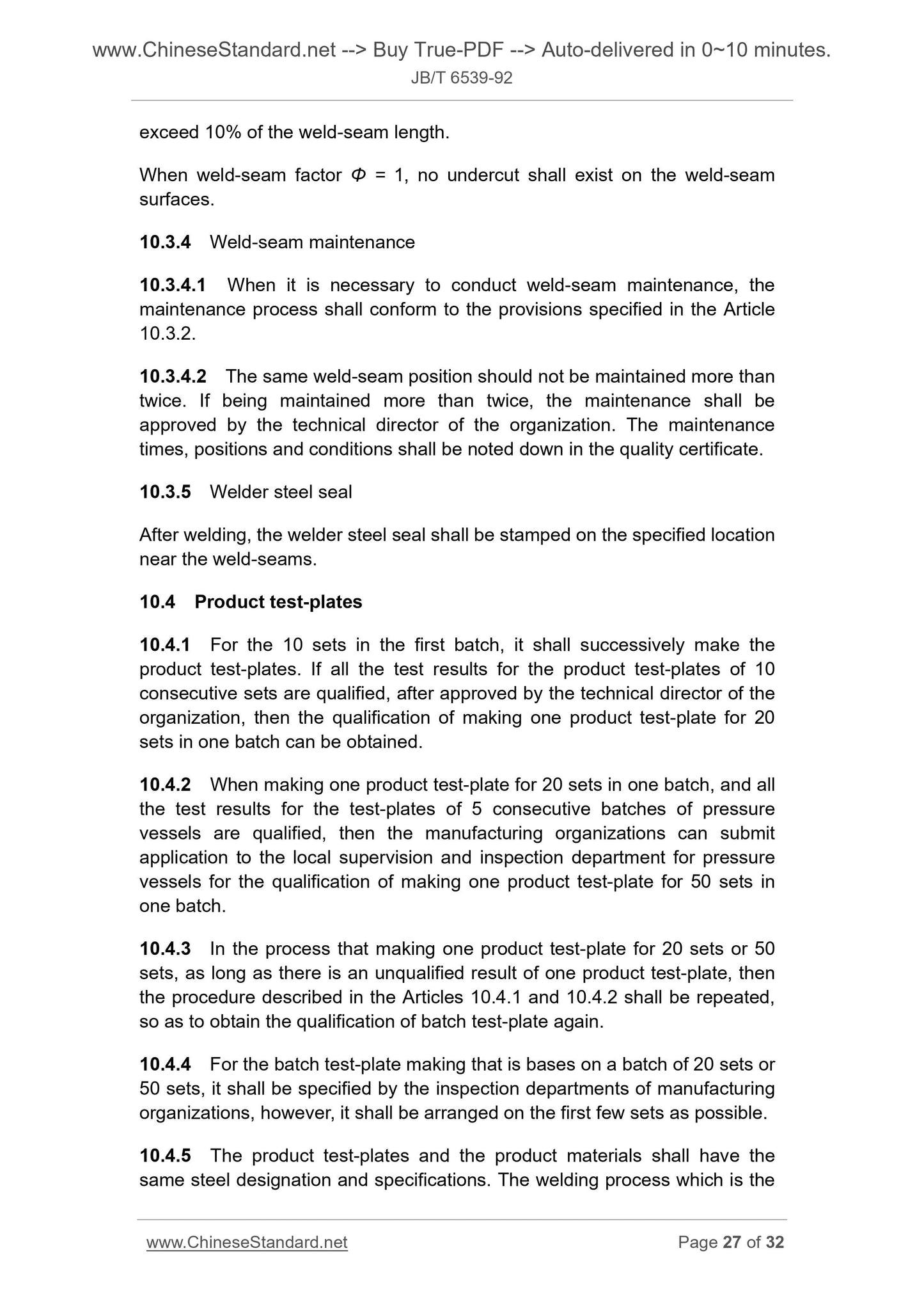 JB/T 6539-1992 Page 12