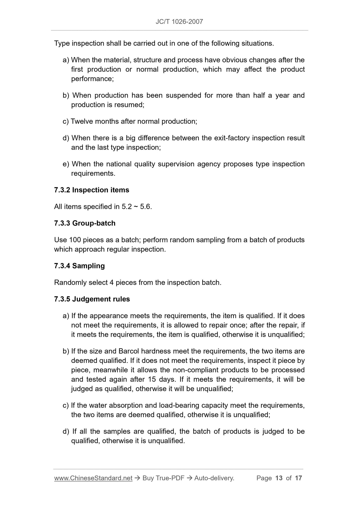 JC/T 1026-2007 Page 6