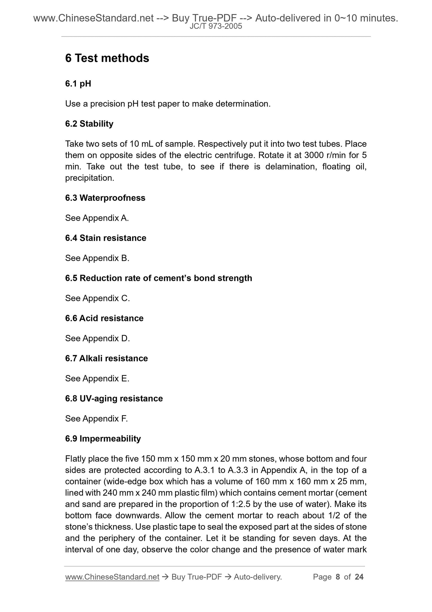 JC/T 973-2005 Page 4