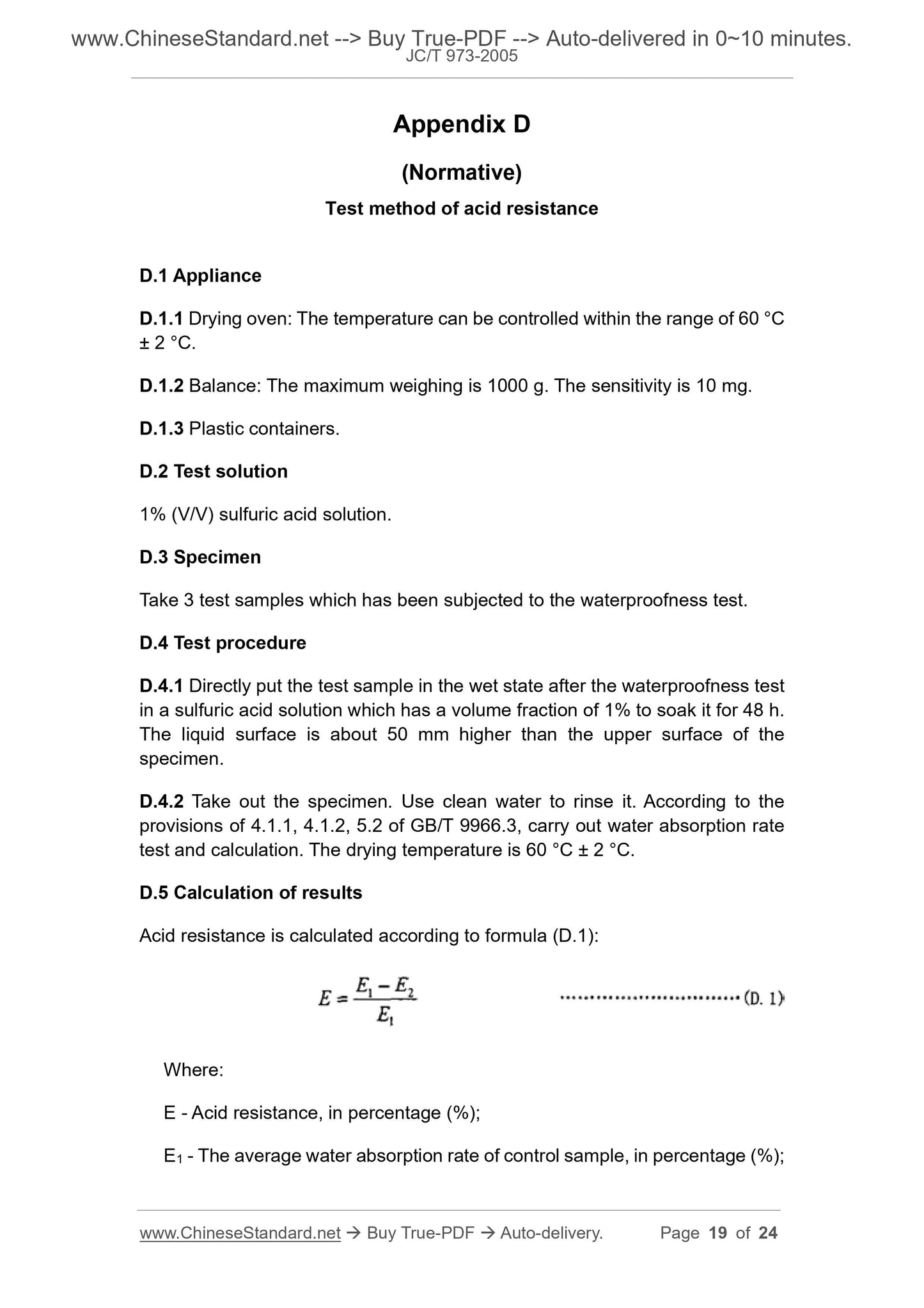 JC/T 973-2005 Page 9