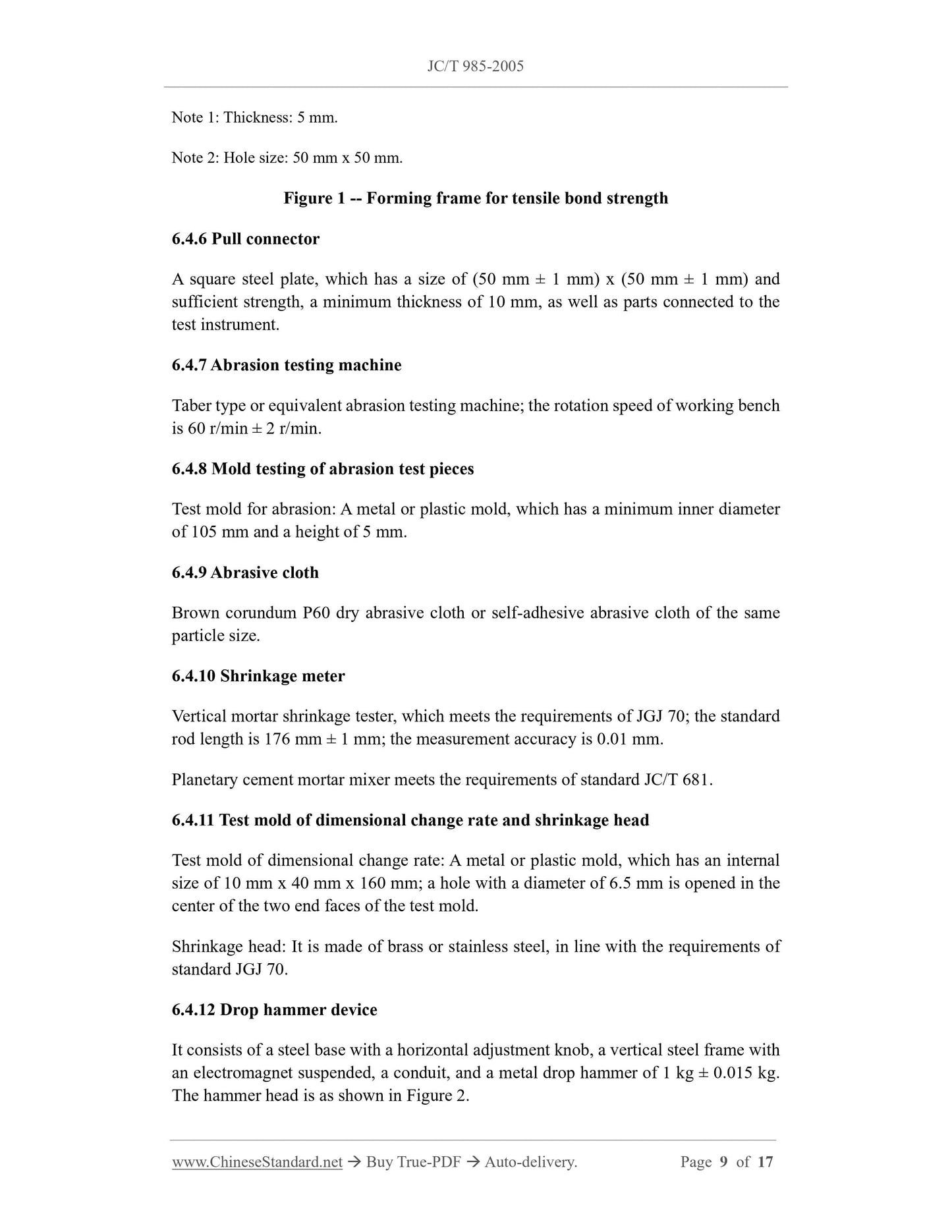 JC/T 985-2005 Page 5