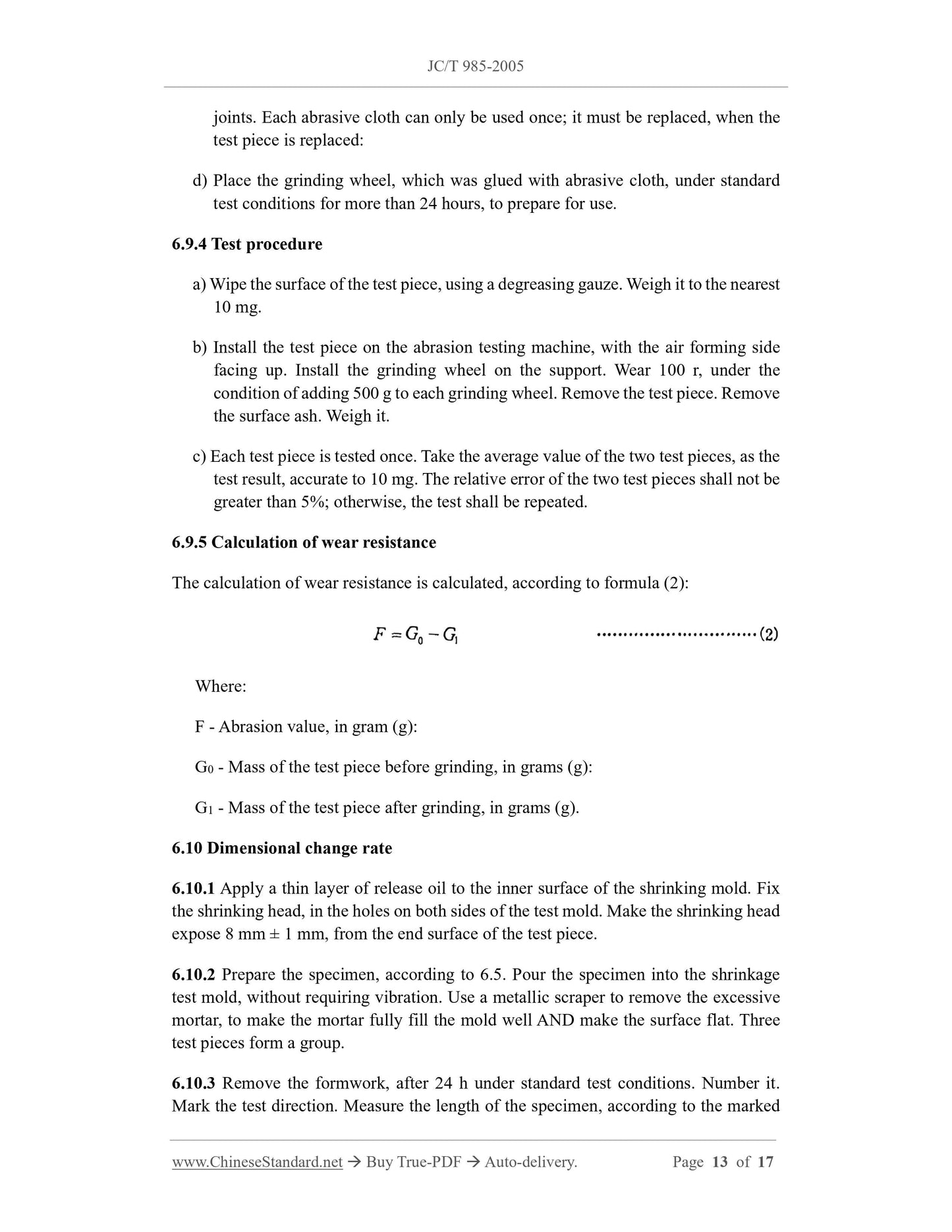 JC/T 985-2005 Page 7