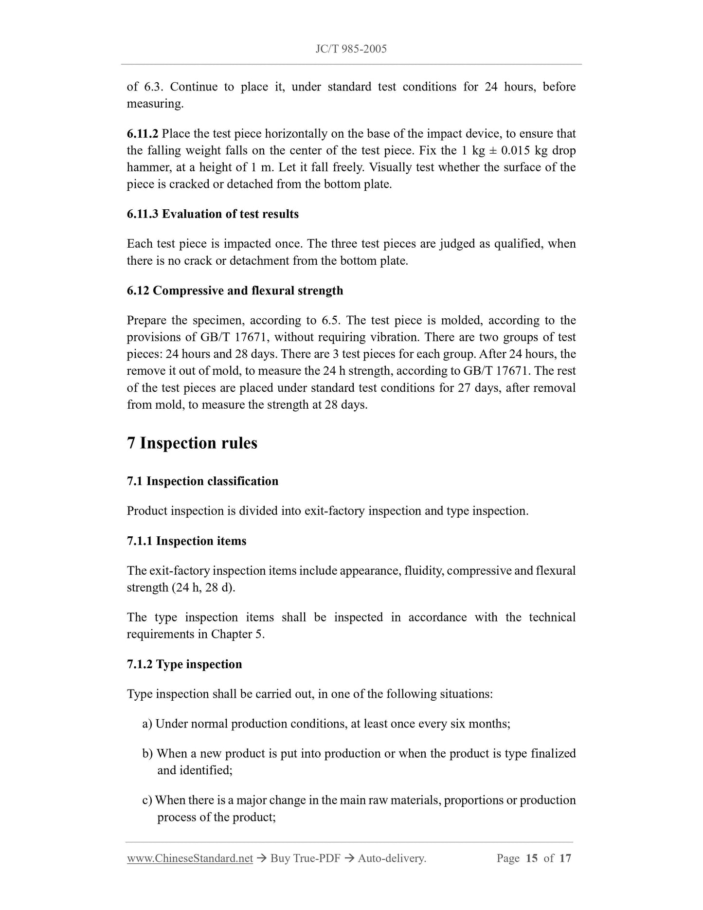 JC/T 985-2005 Page 8