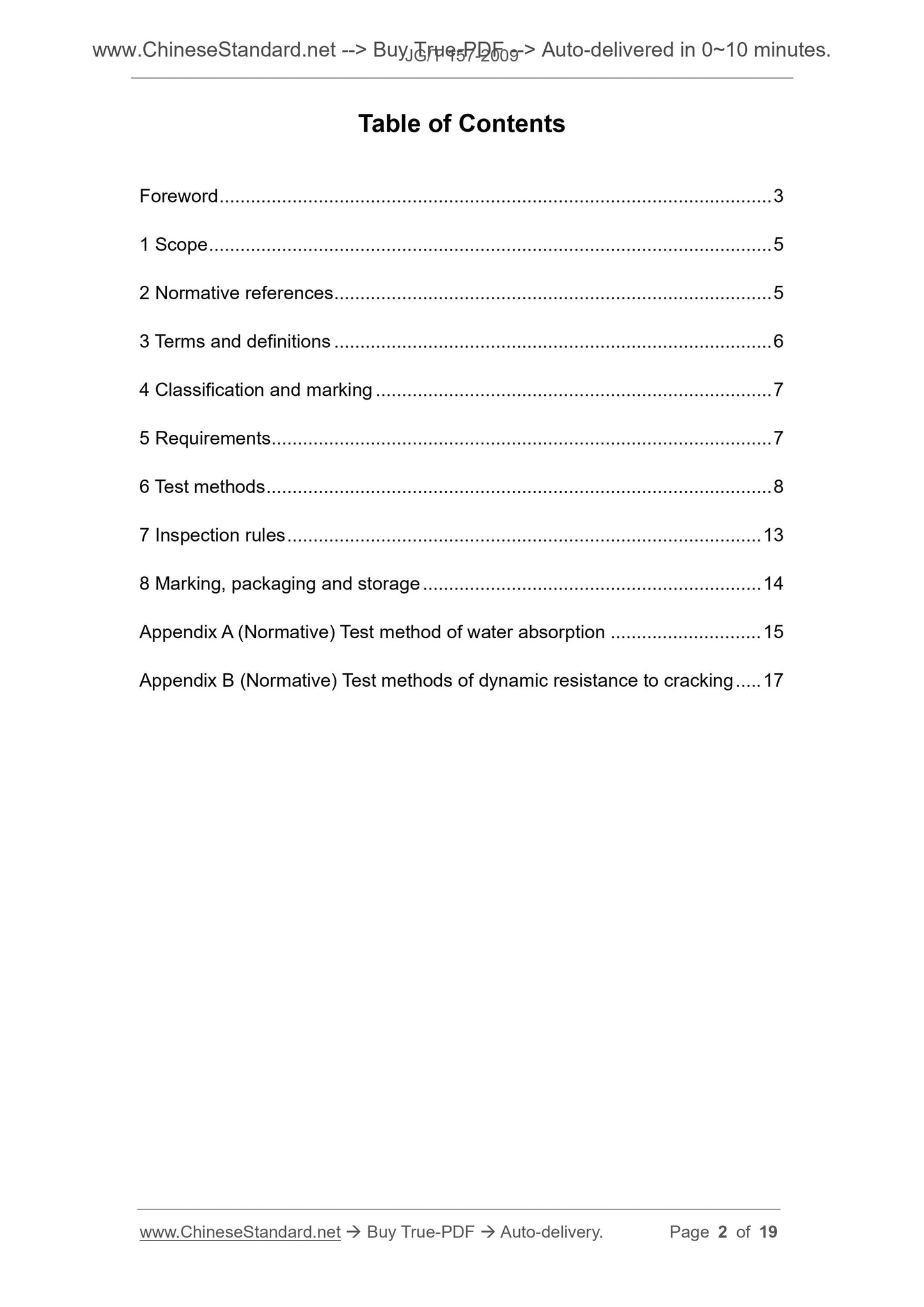 JG/T 157-2009 Page 2