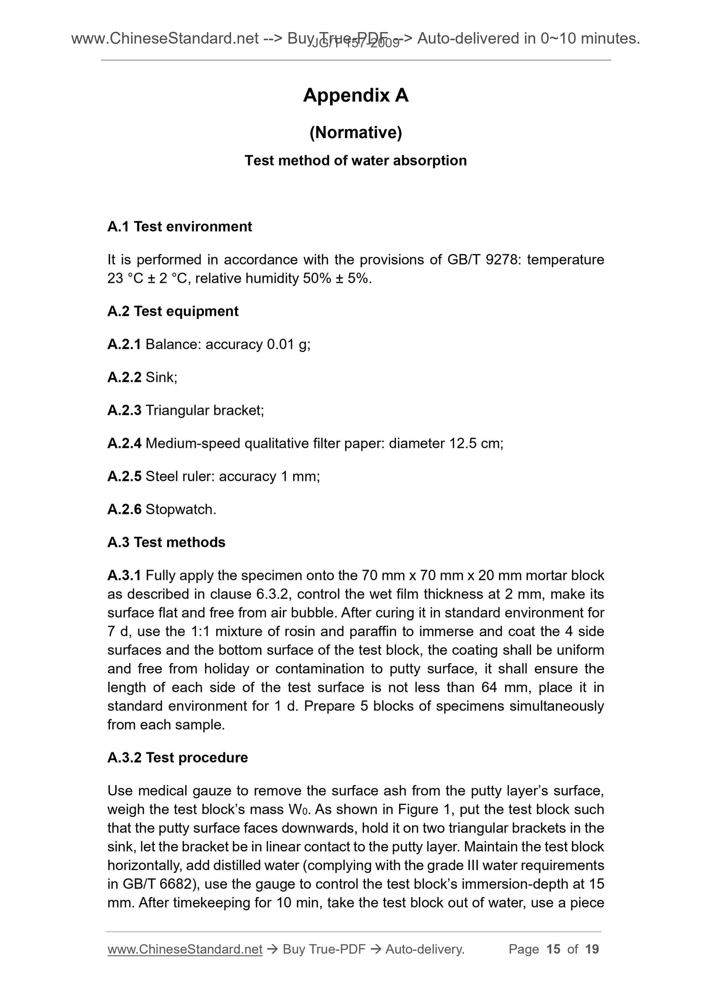 JG/T 157-2009 Page 9