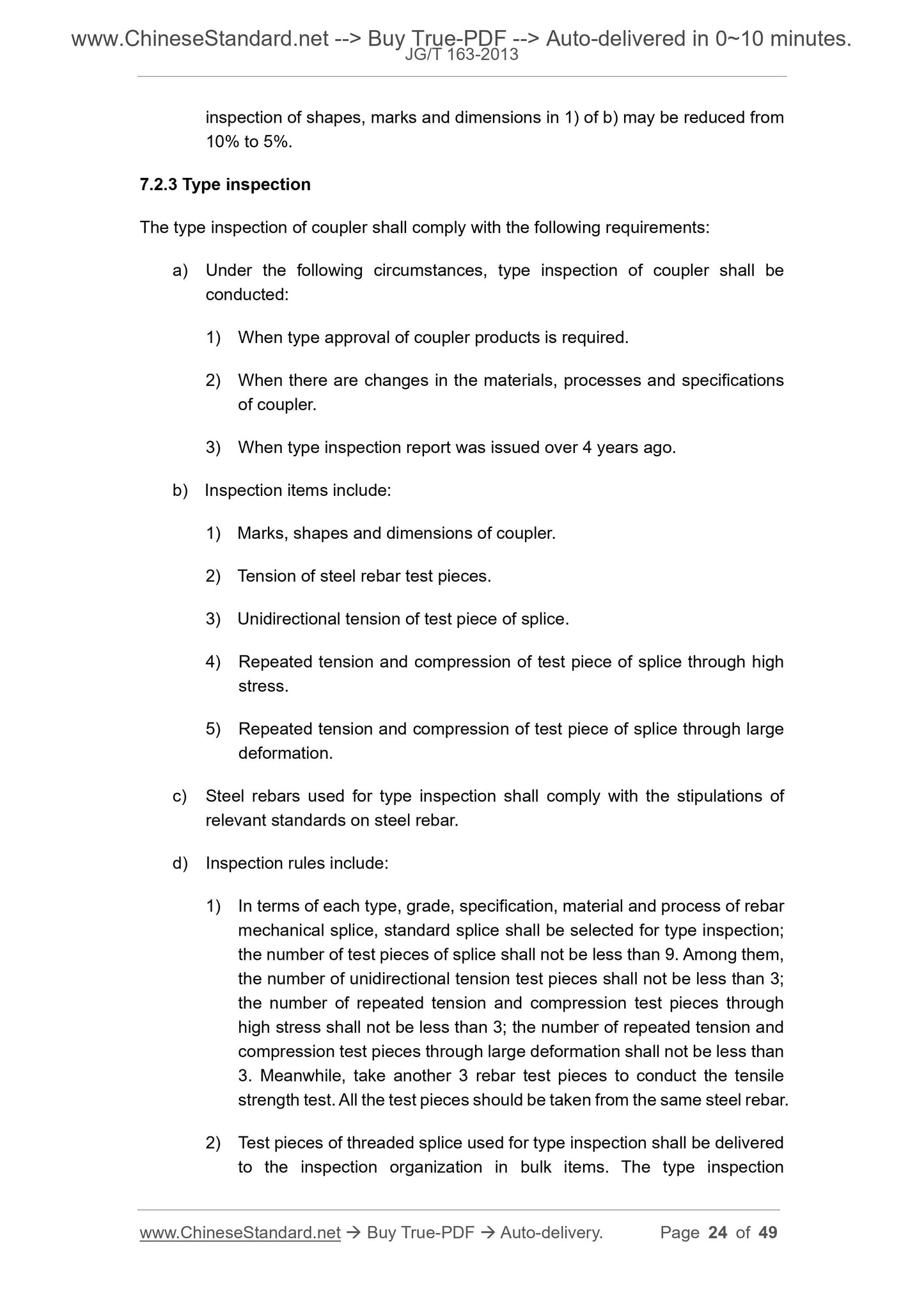 JG/T 163-2013 Page 9