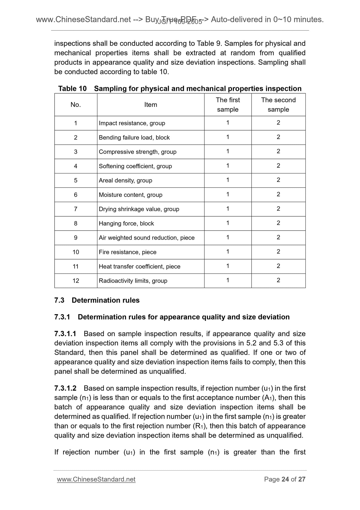 JG/T 169-2005 Page 12