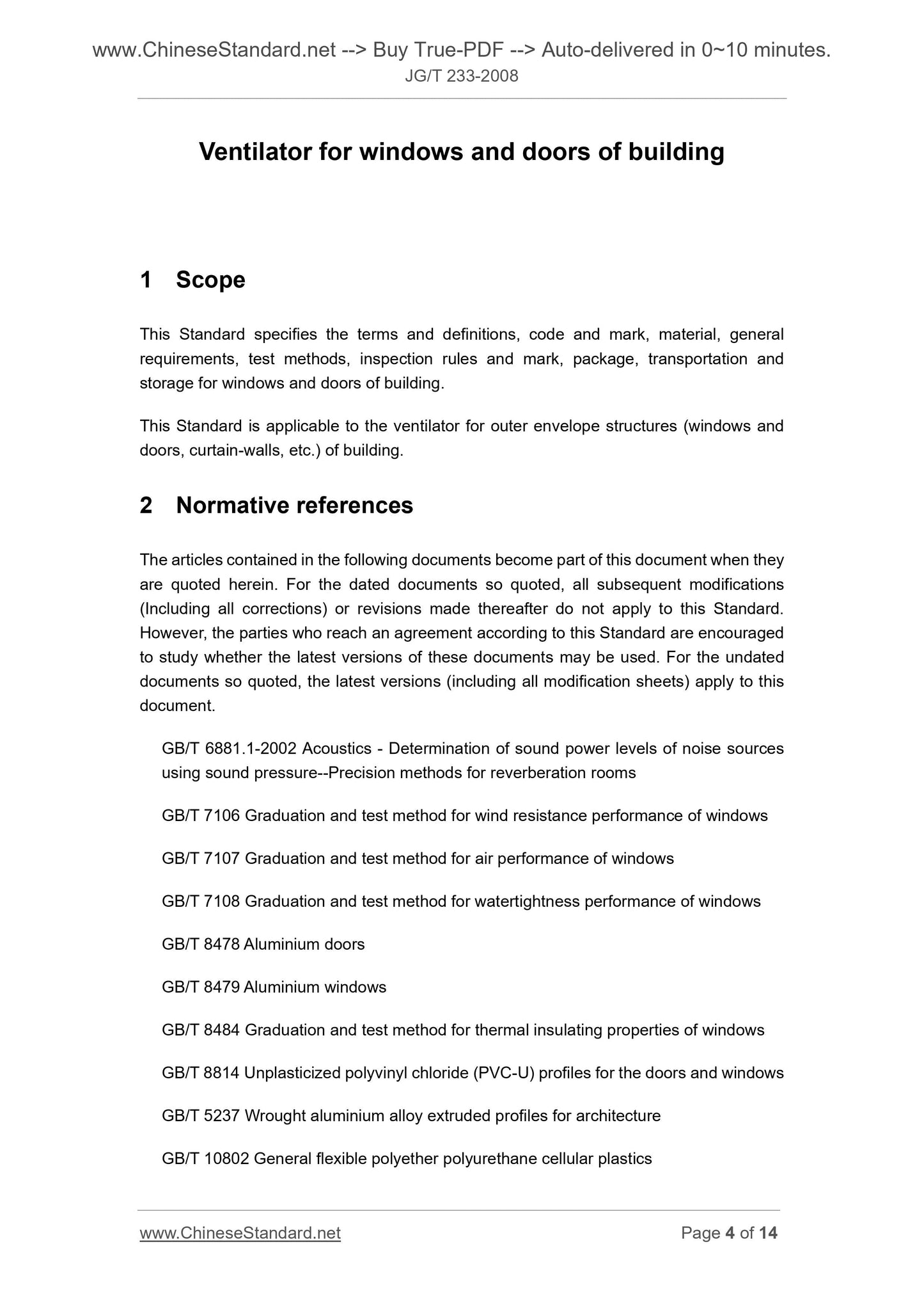 JG/T 233-2008 Page 4