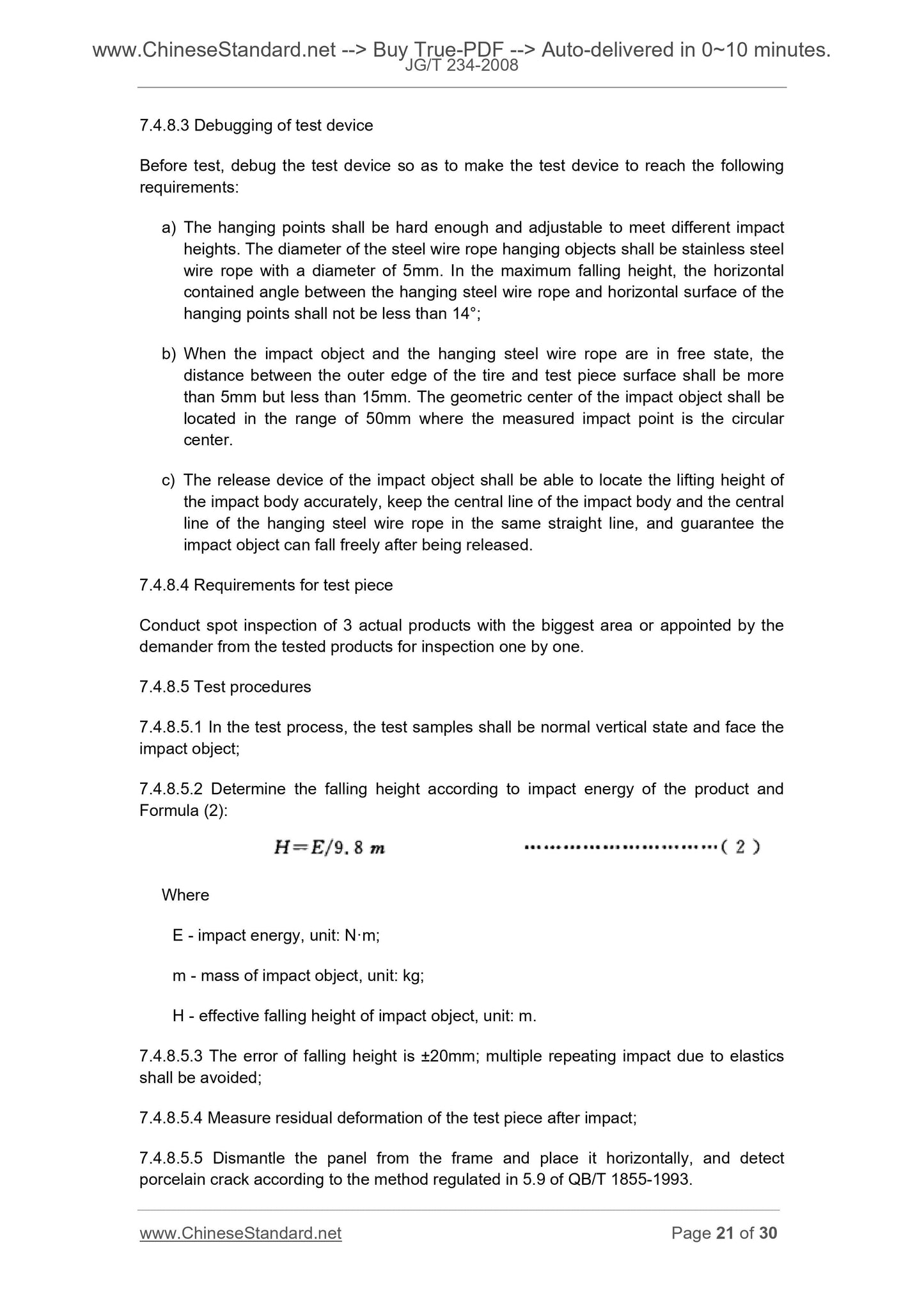 JG/T 234-2008 Page 11