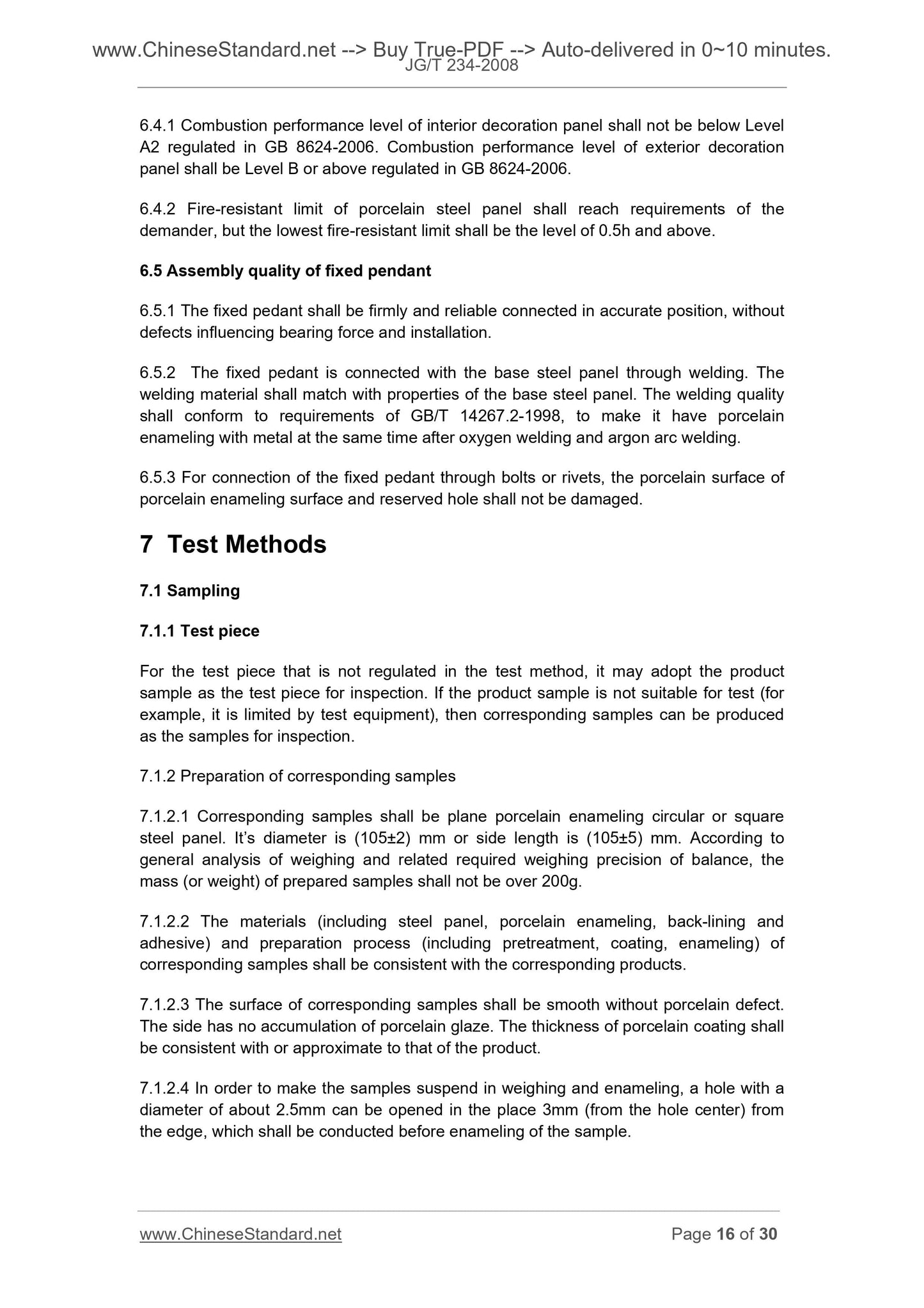 JG/T 234-2008 Page 9