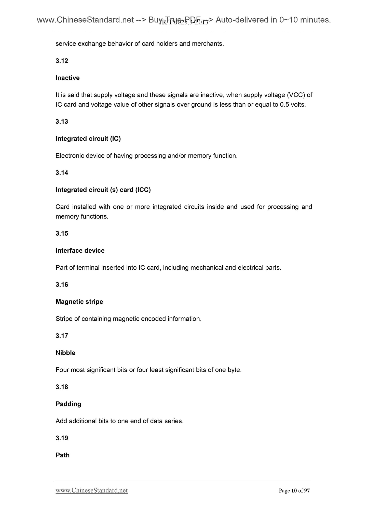 JR/T 0025.3-2013 Page 7