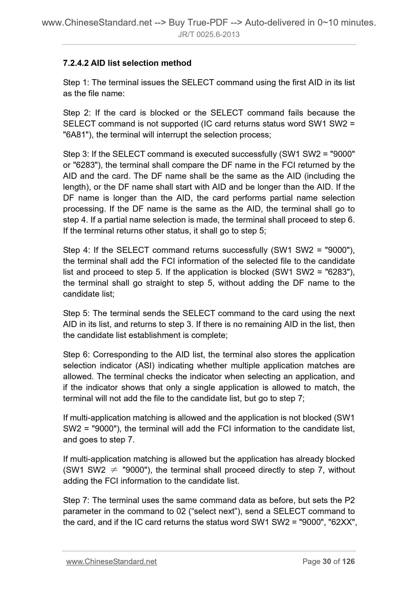 JR/T 0025.6-2013 Page 12