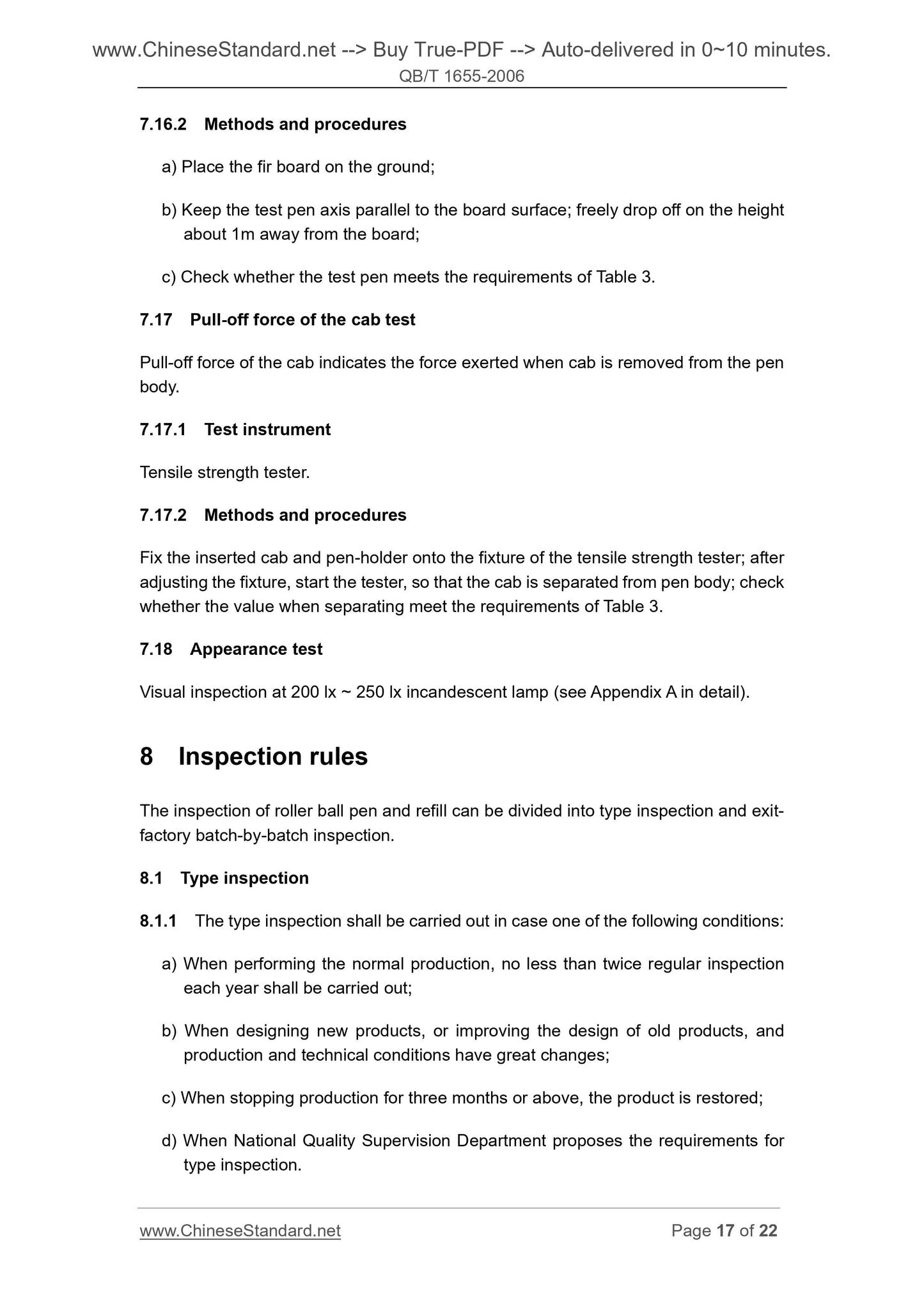 QB/T 1655-2006 Page 9