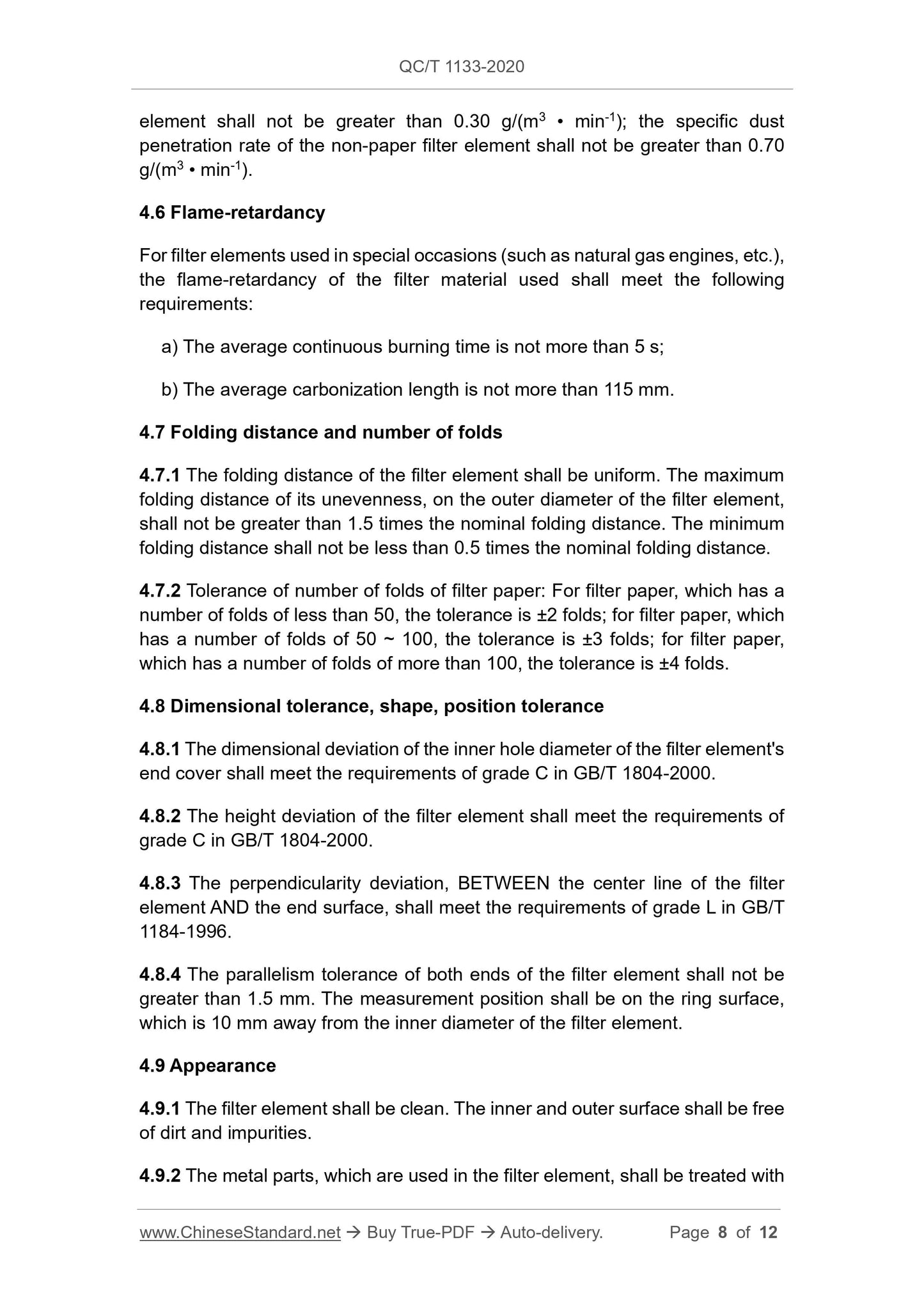 QC/T 1133-2020 Page 8
