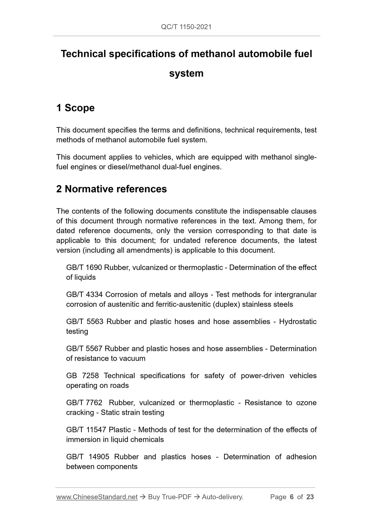 QC/T 1150-2021 Page 6