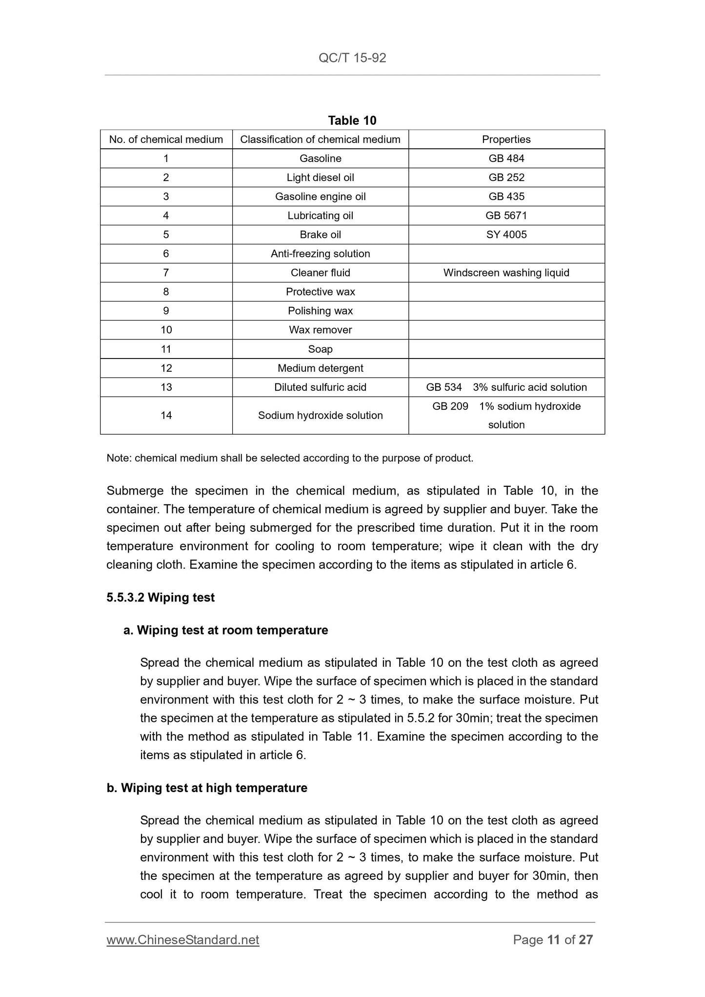 QC/T 15-1992 Page 11