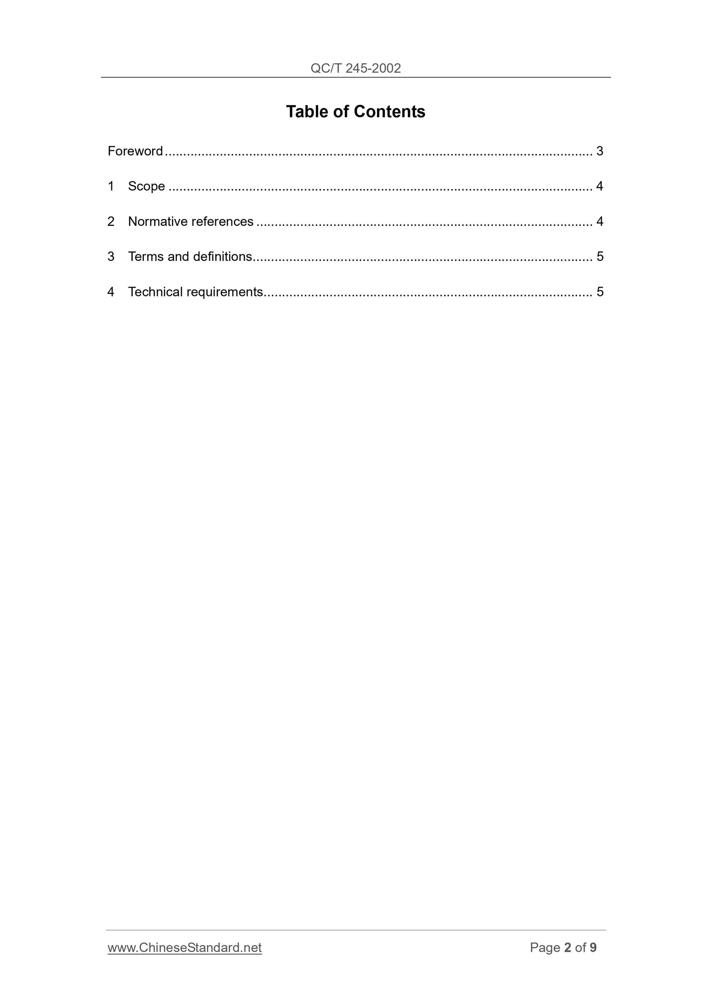 QC/T 245-2002 Page 2