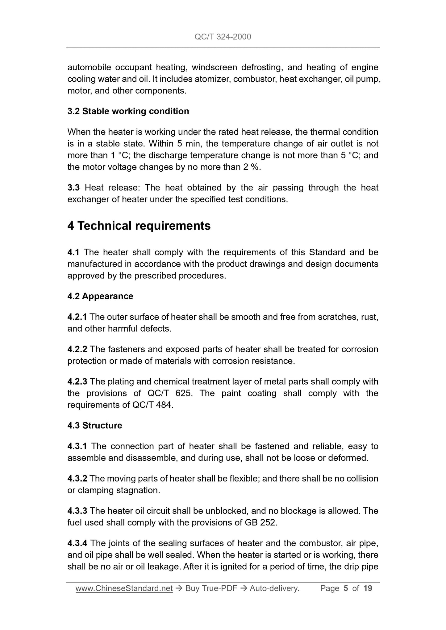 QC/T 324-2000 Page 5