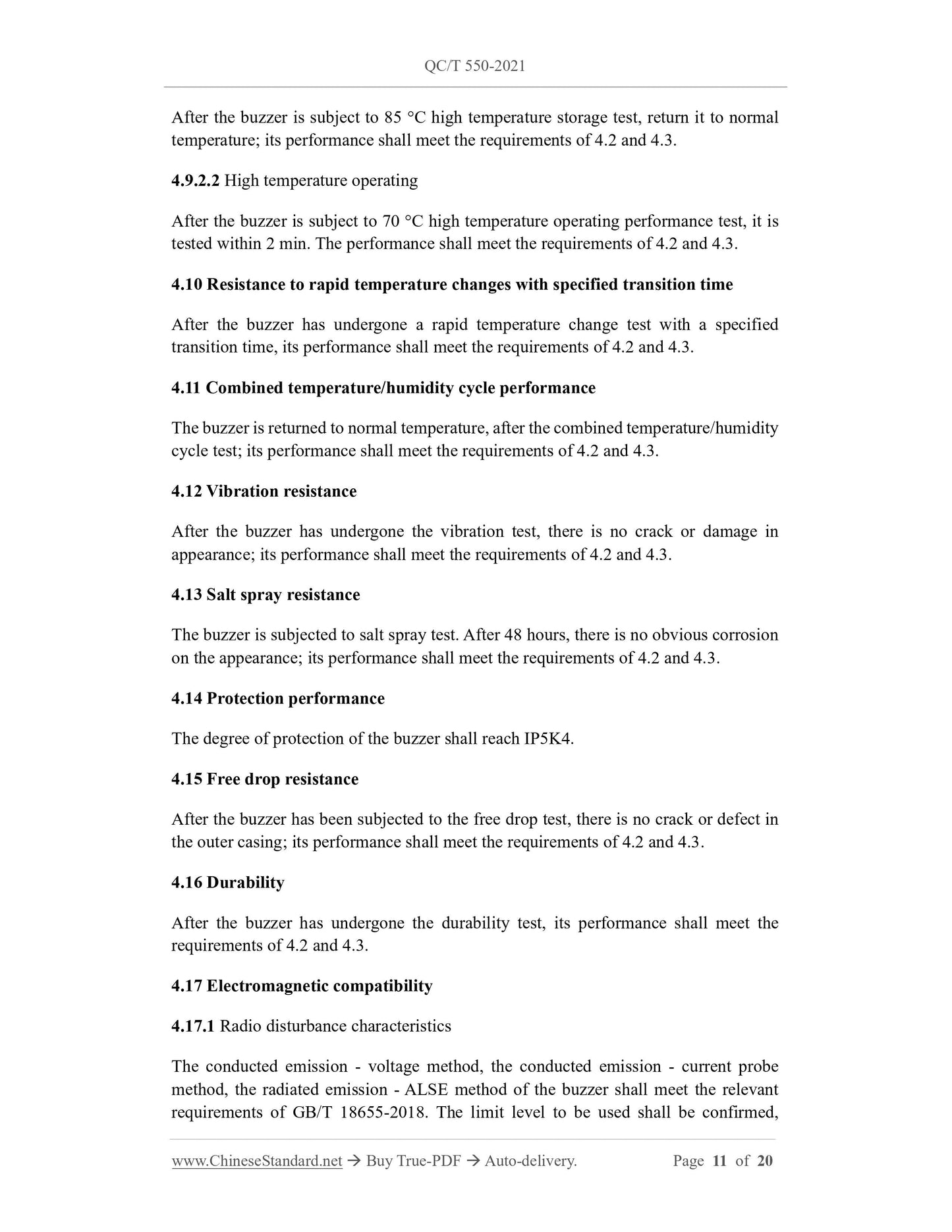 QC/T 550-2021 Page 11