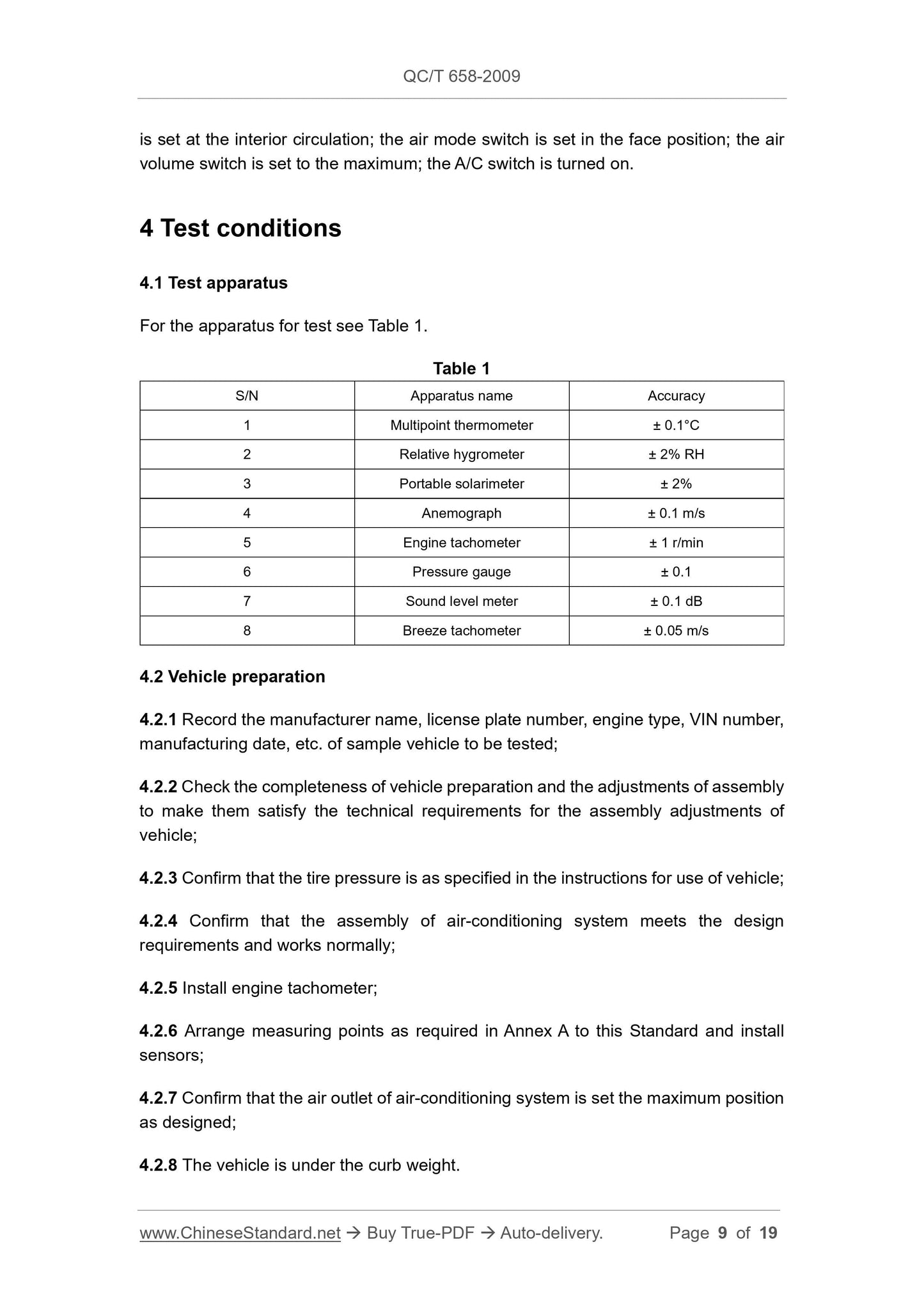 QC/T 658-2009 Page 9