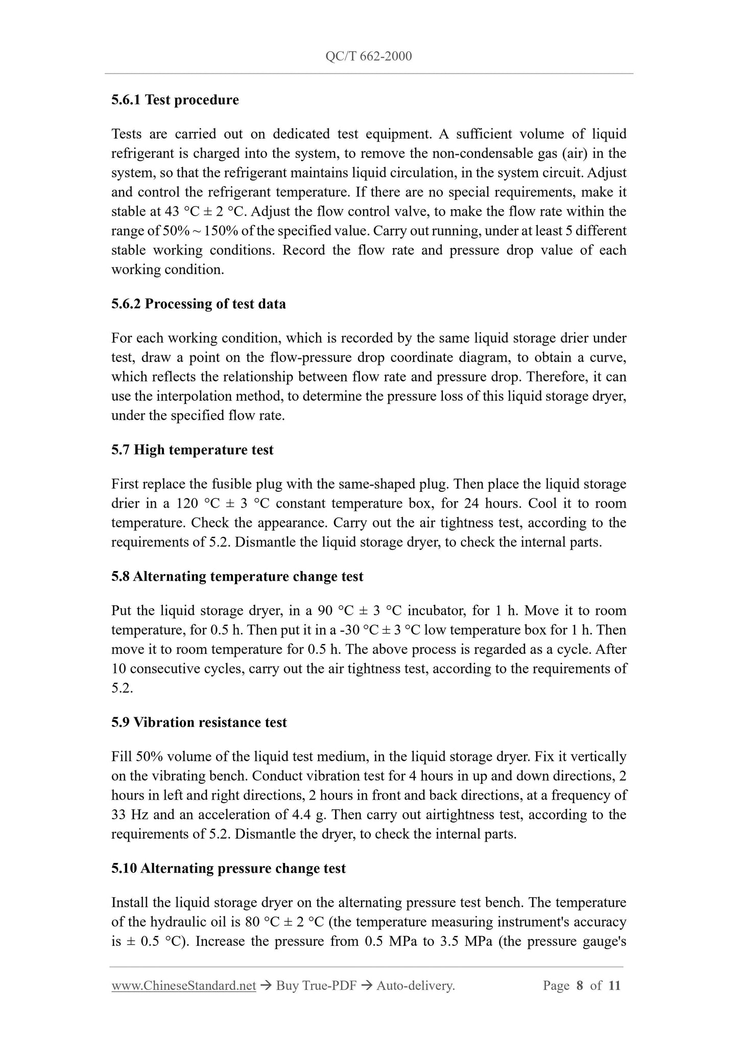 QC/T 662-2000 Page 8