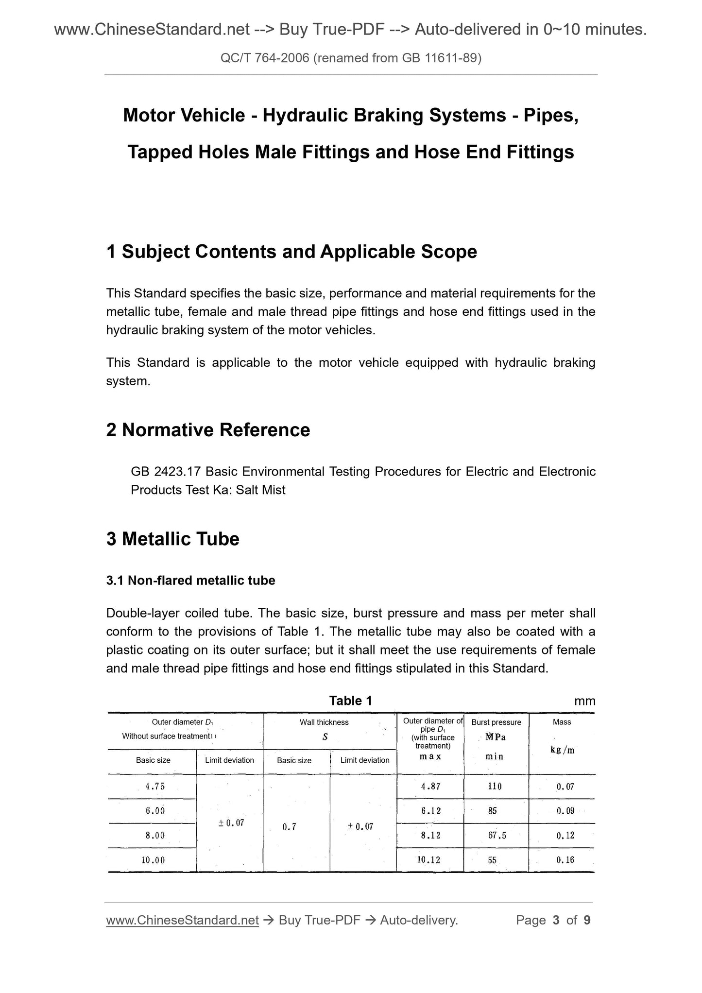 QC/T 764-2006 Page 3