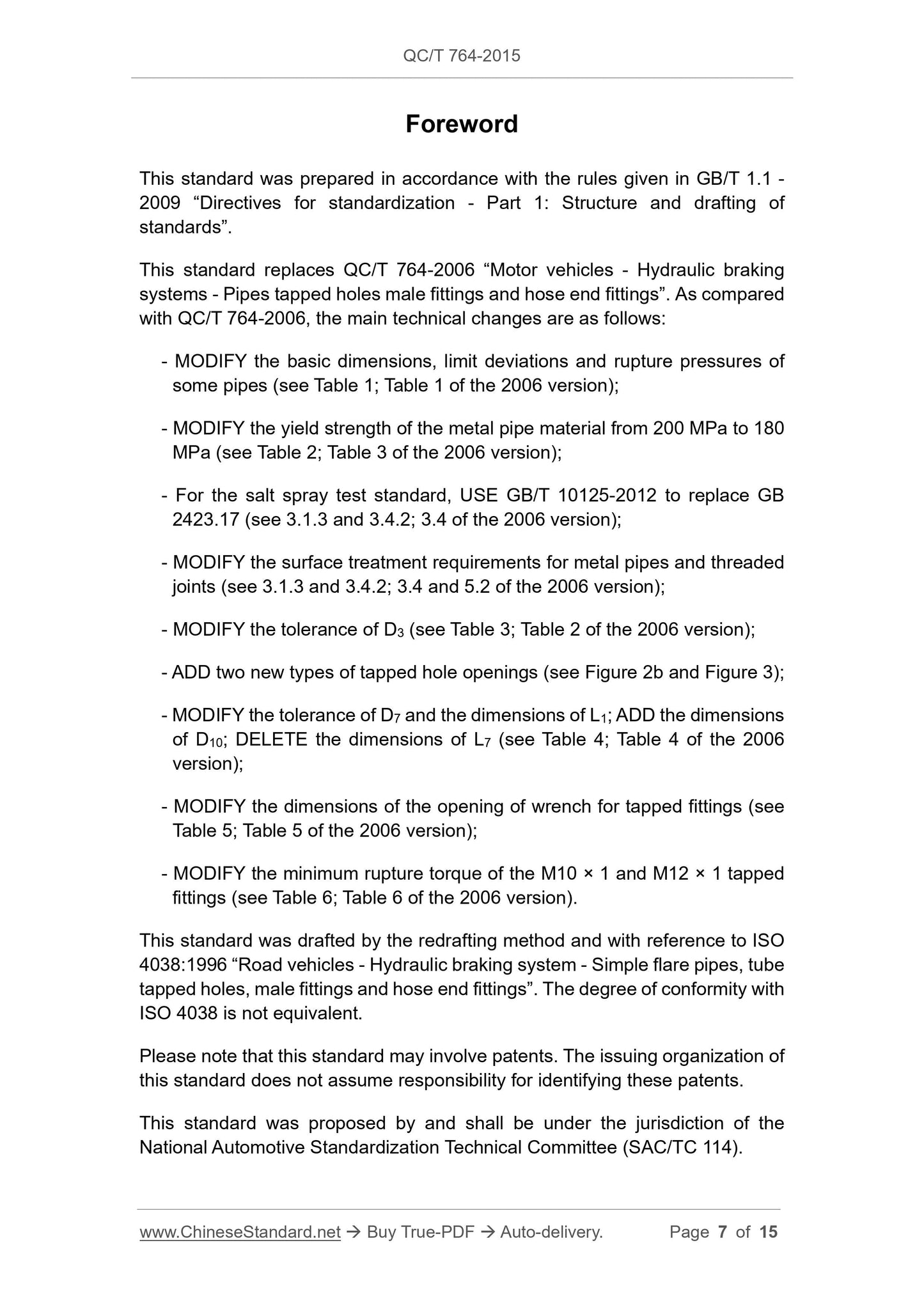 QC/T 764-2015 Page 7