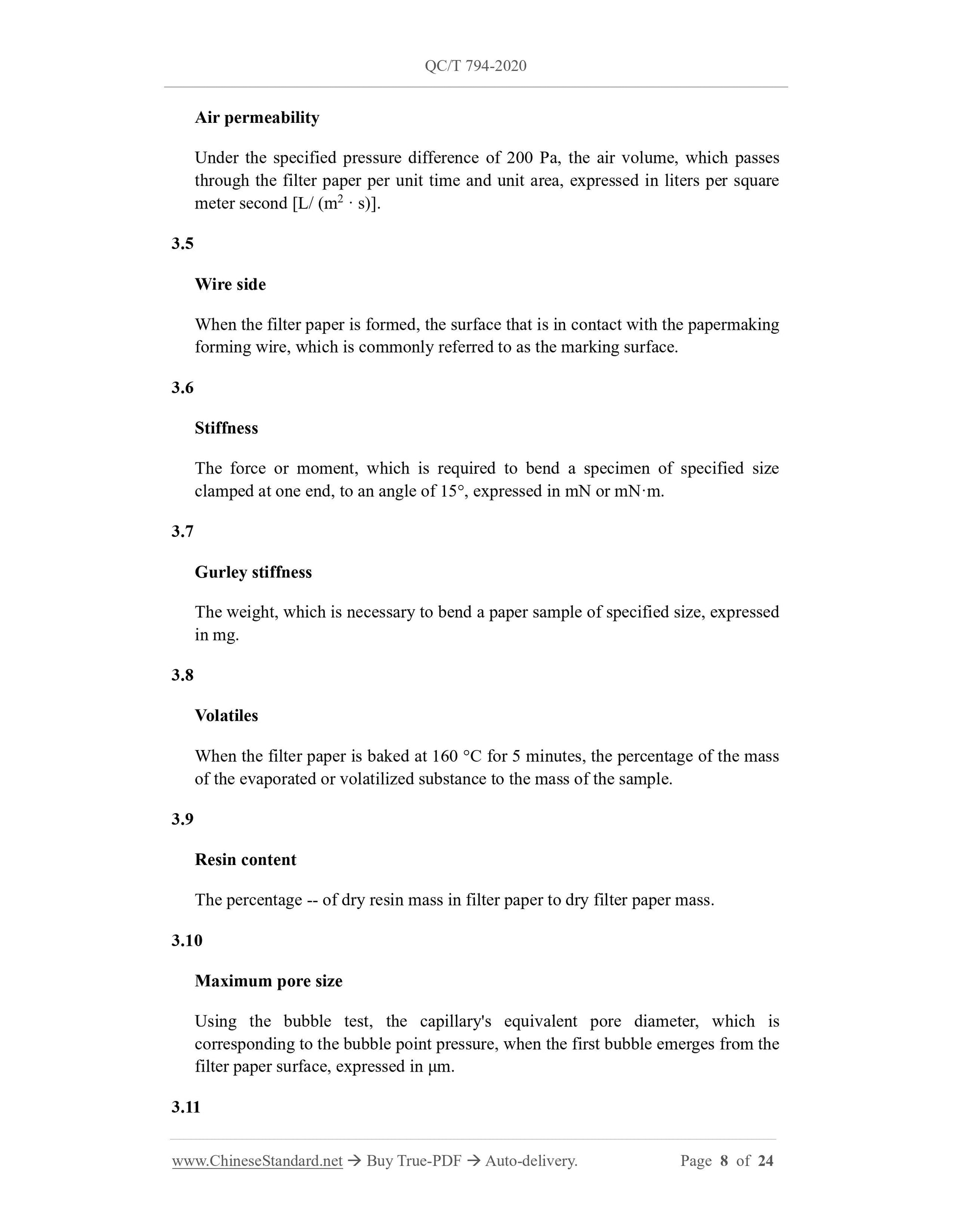 QC/T 794-2020 Page 8