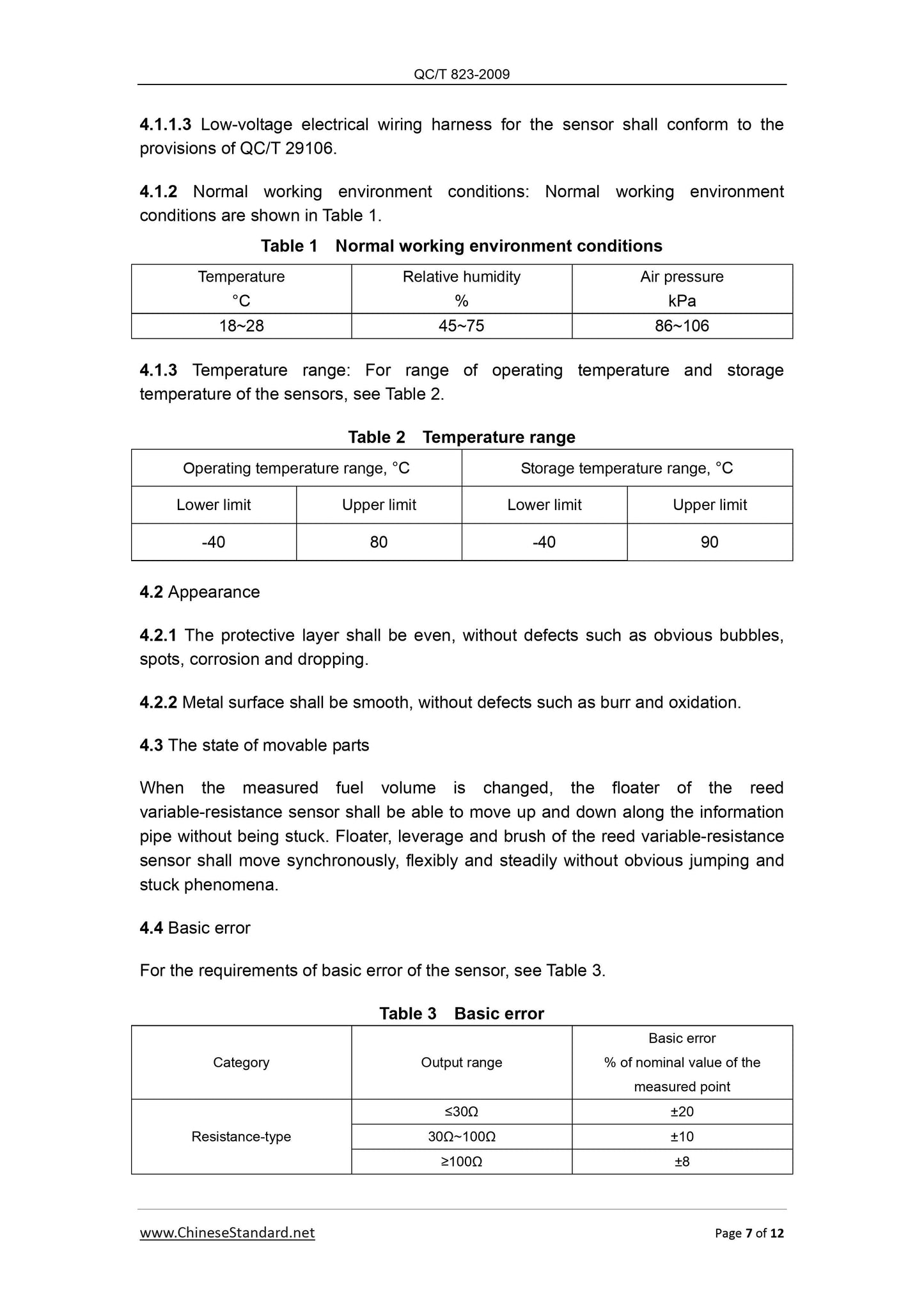 QC/T 823-2009 Page 7