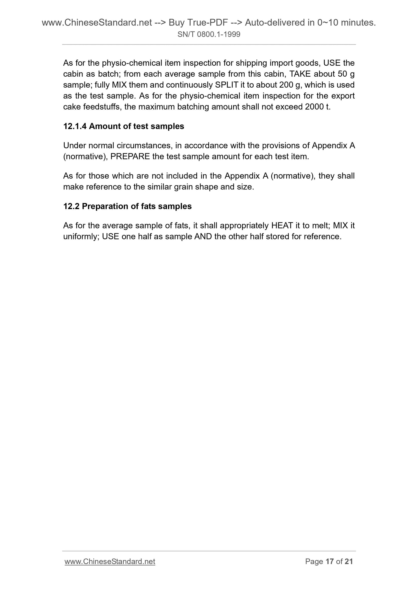 SN/T 0800.1-1999 Page 10