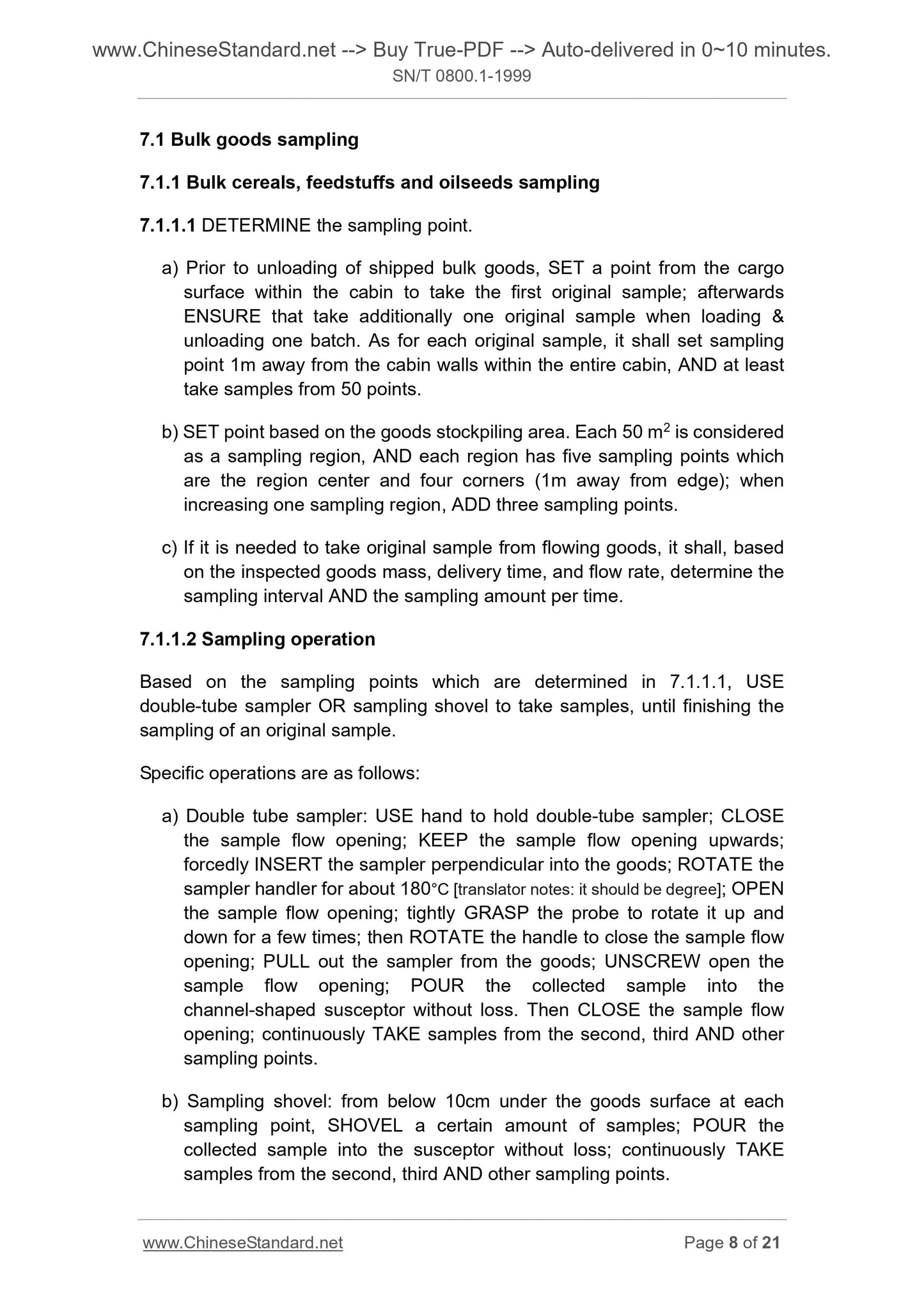 SN/T 0800.1-1999 Page 6