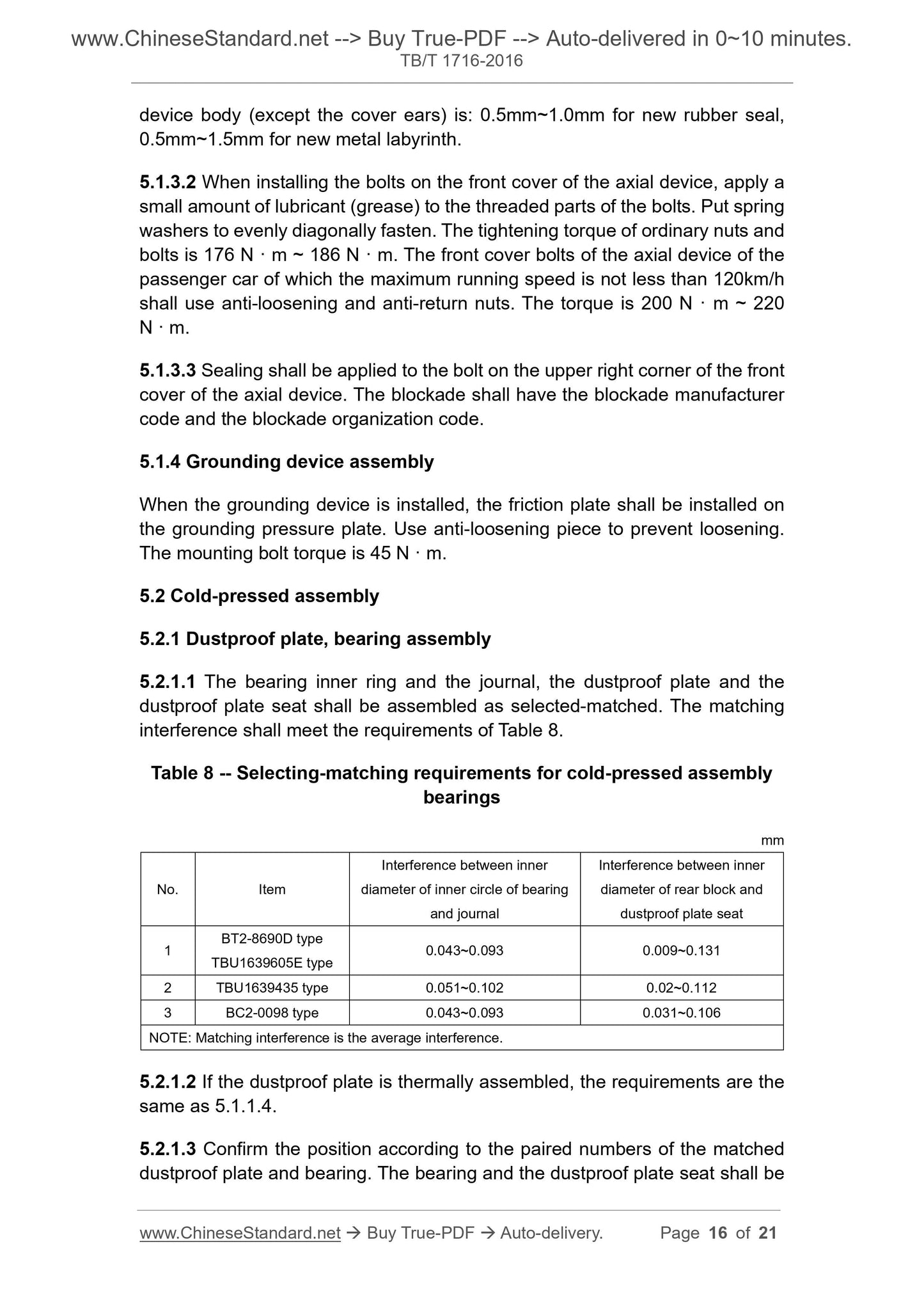 TB/T 1716-2016 Page 7