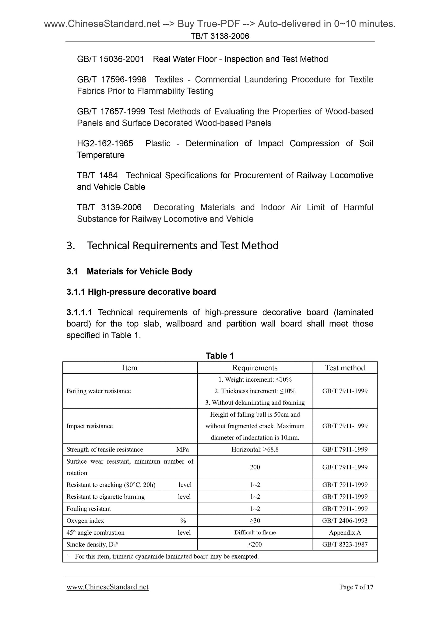 TB/T 3138-2006 Page 7