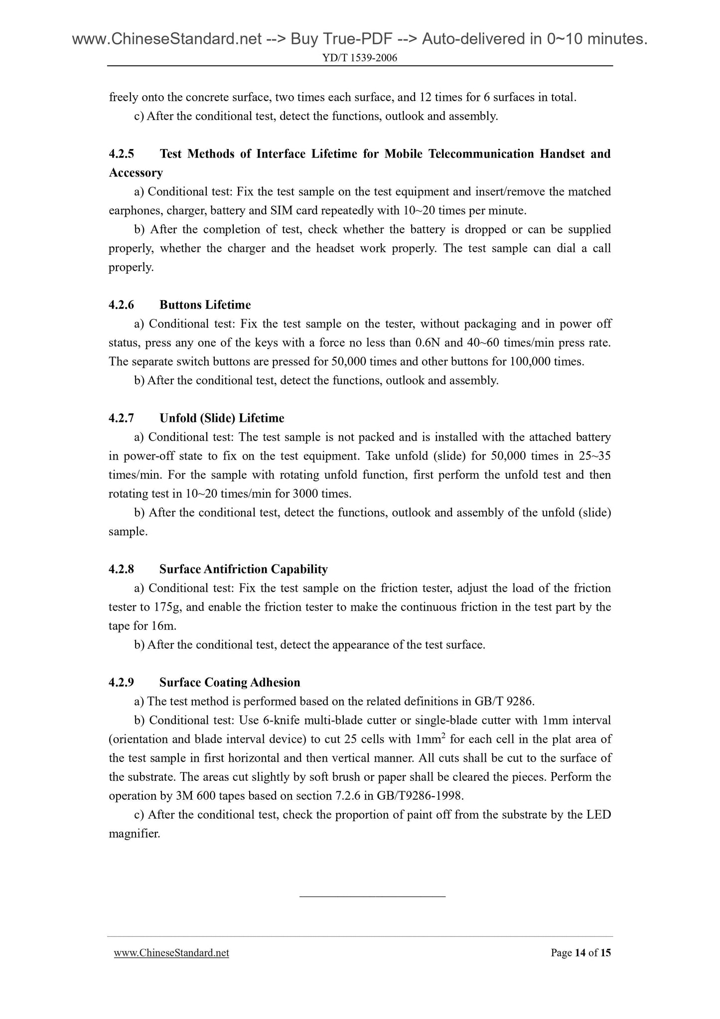 YD/T 1539-2006 Page 8