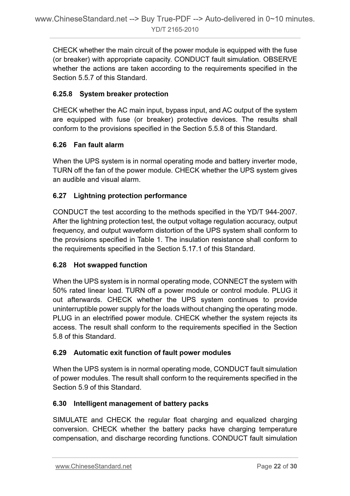 YD/T 2165-2010 Page 10