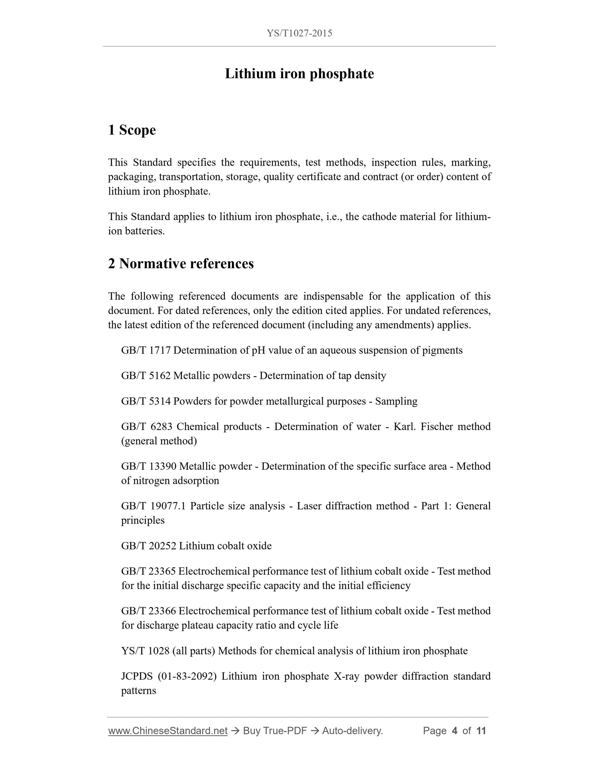 YS/T 1027-2015 Page 3