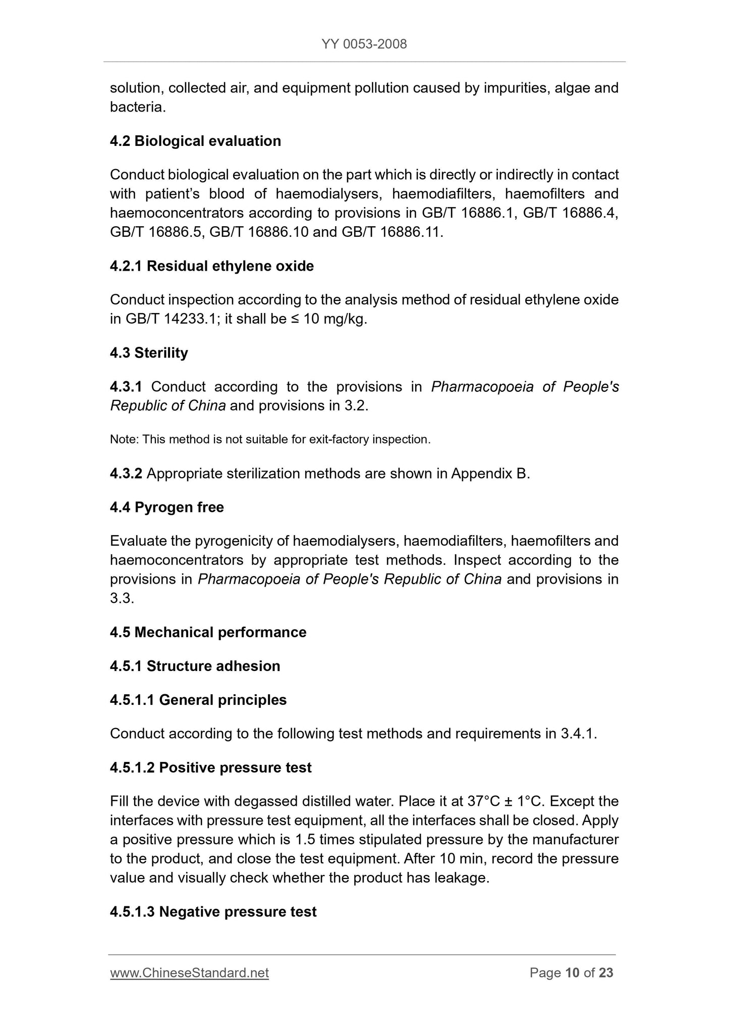 YY 0053-2008 Page 10
