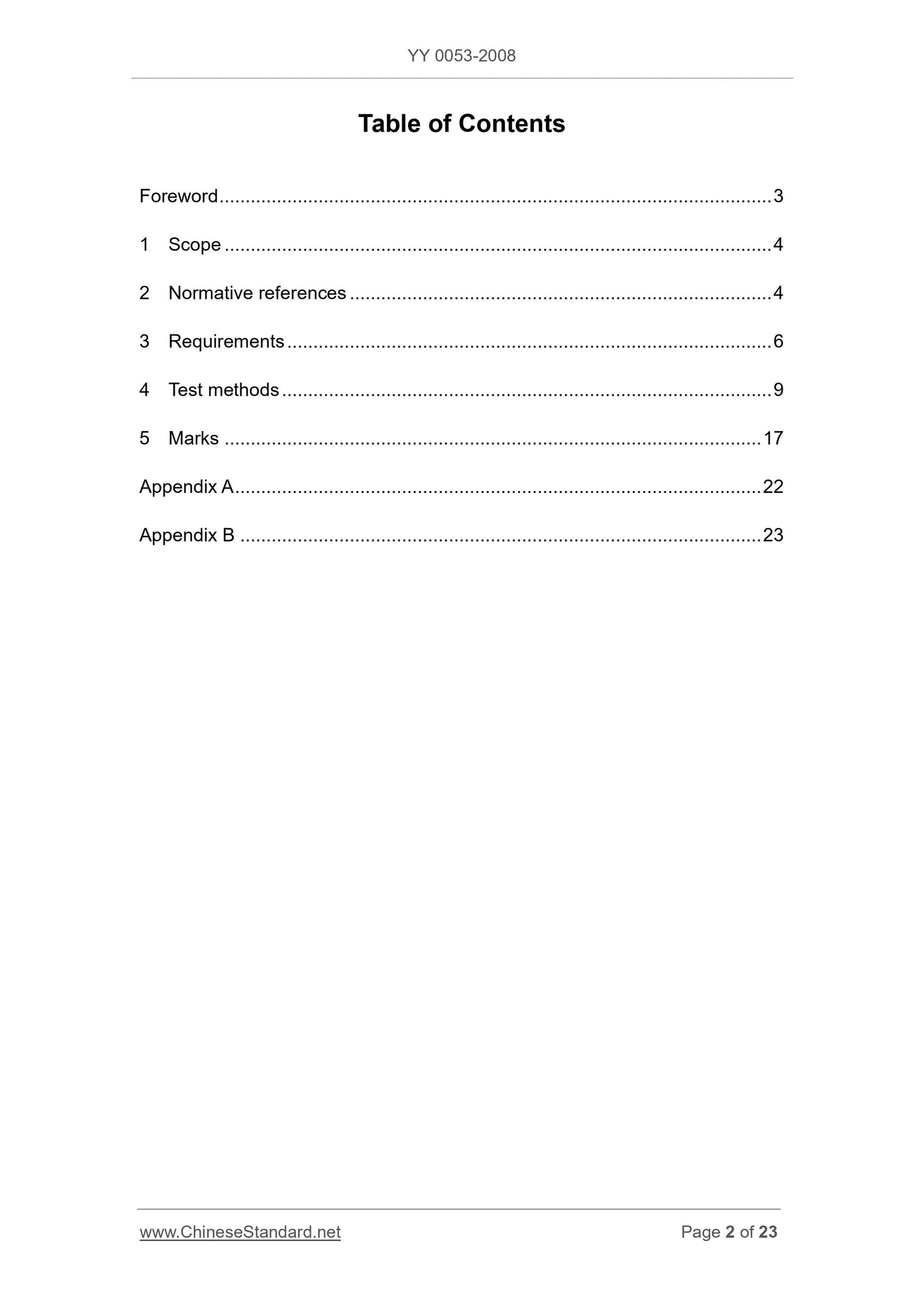 YY 0053-2008 Page 2