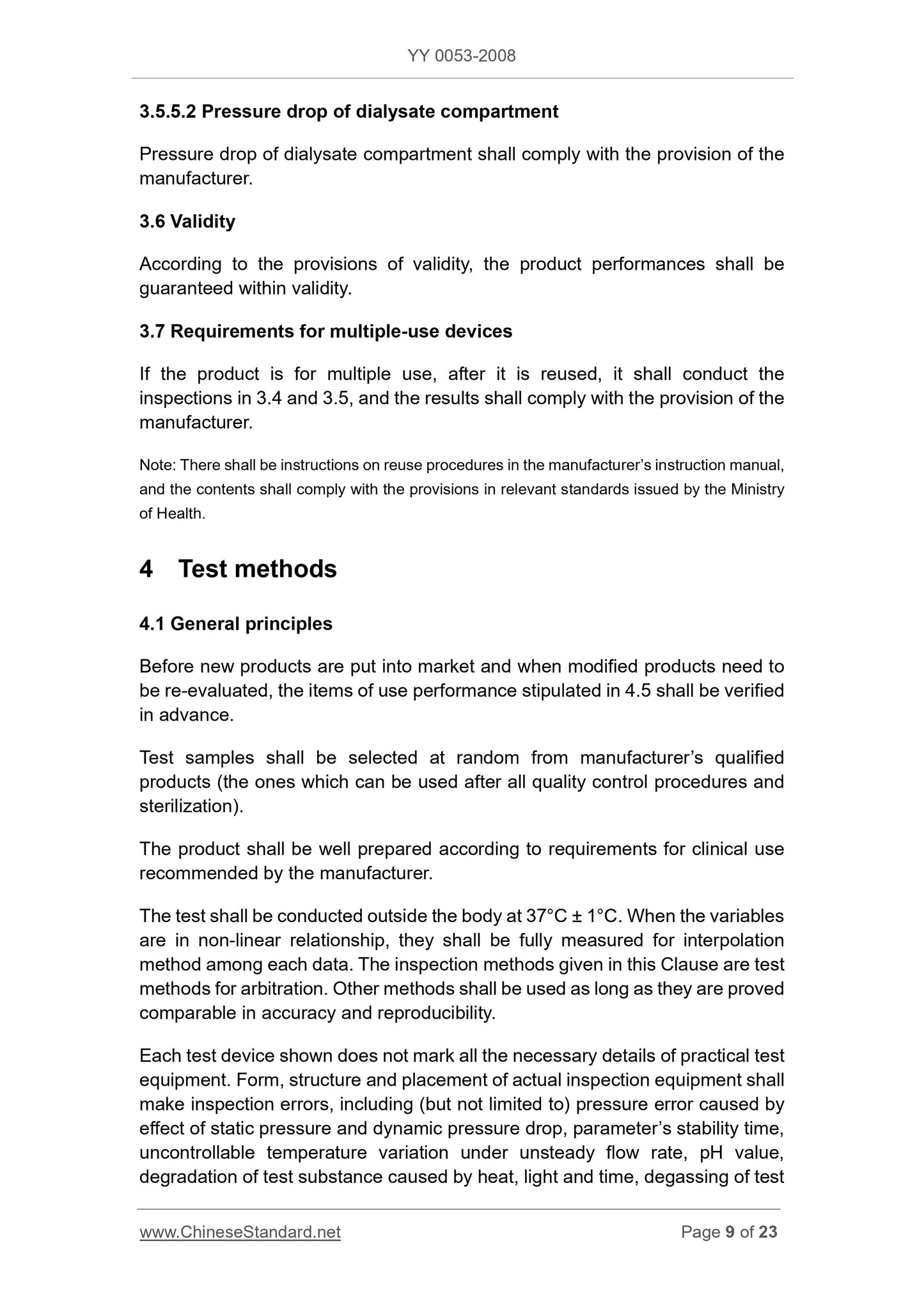 YY 0053-2008 Page 9