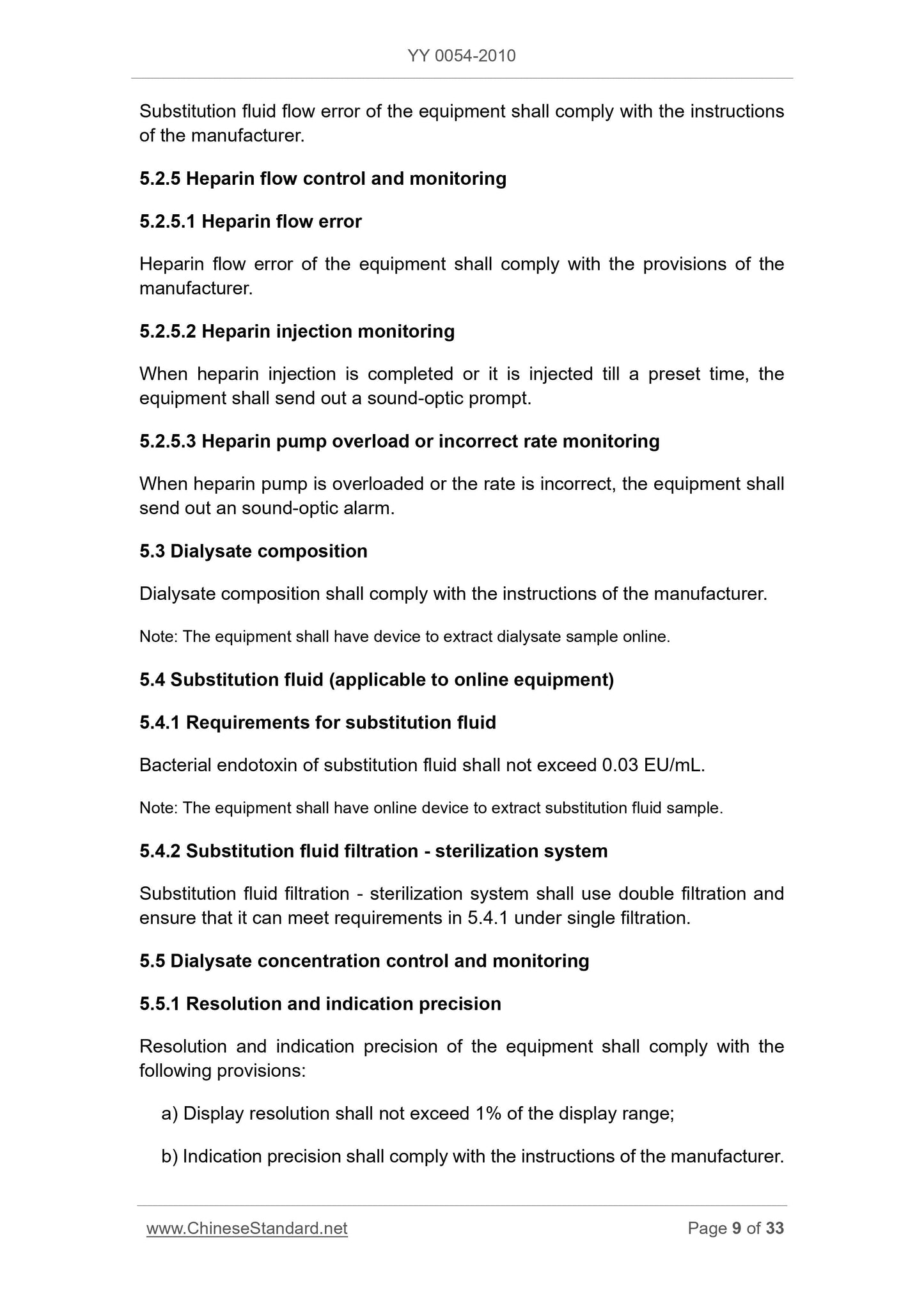 YY 0054-2010 Page 9