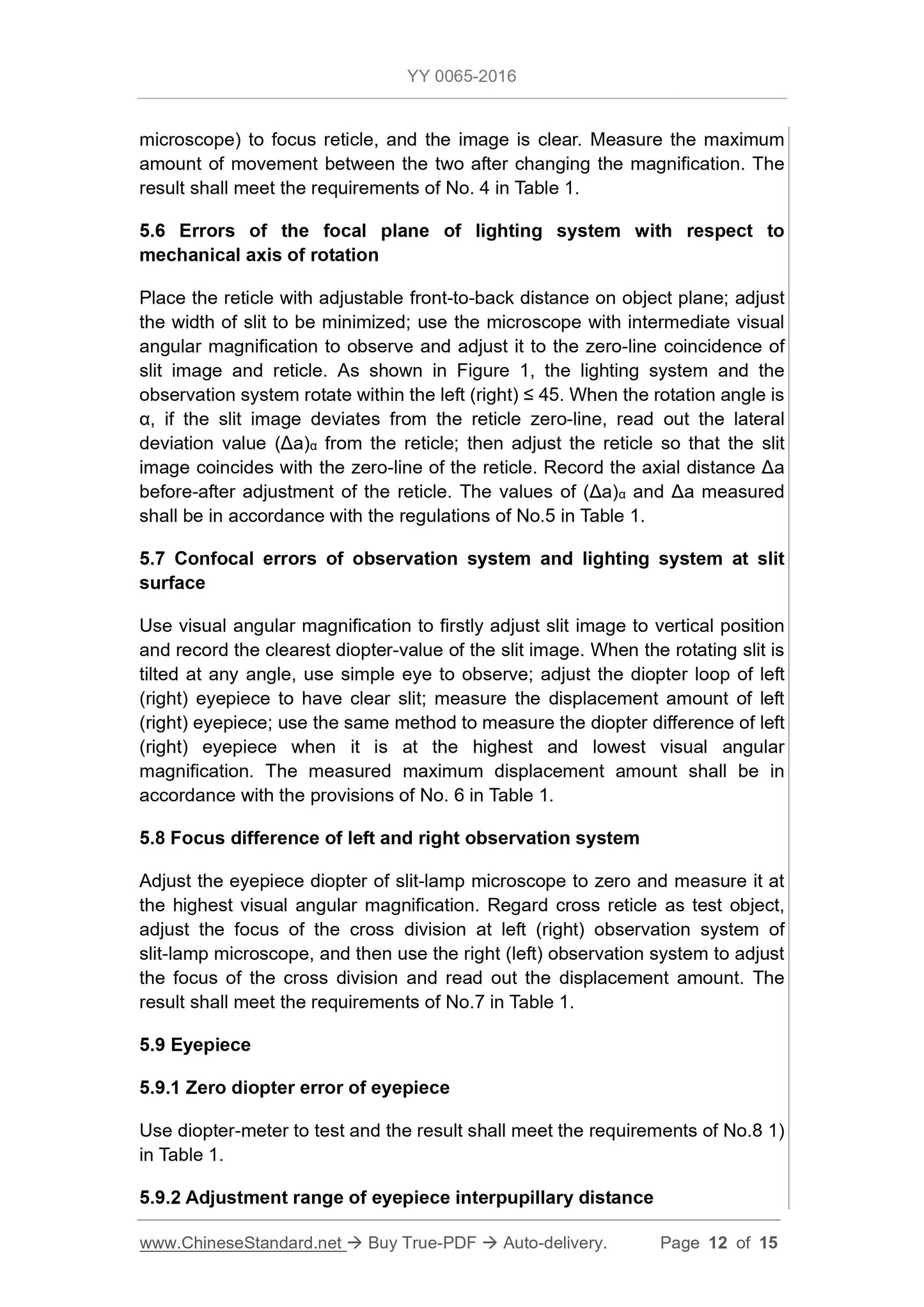 YY 0065-2016 Page 12